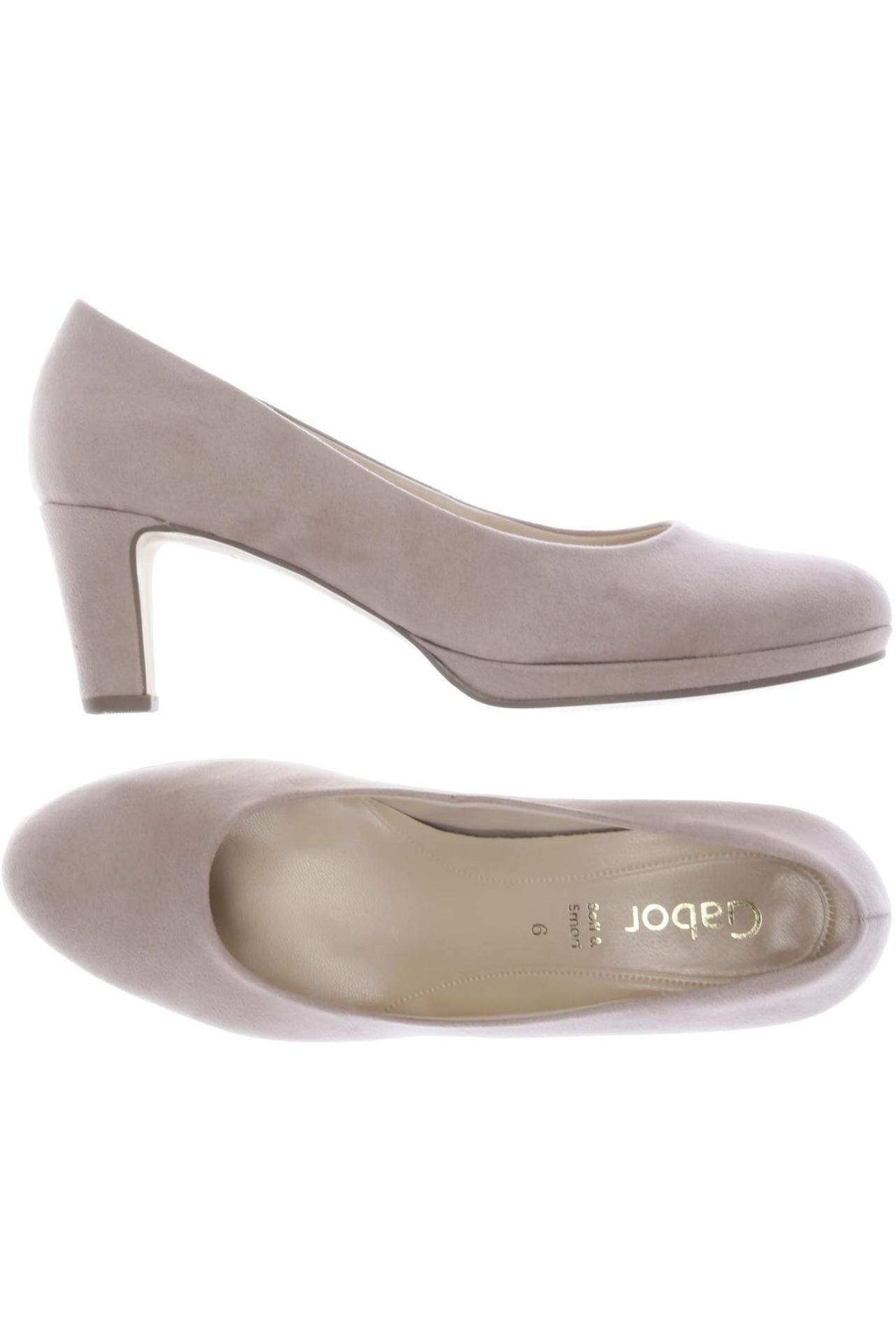 

Gabor Damen Pumps, beige, Gr. 6