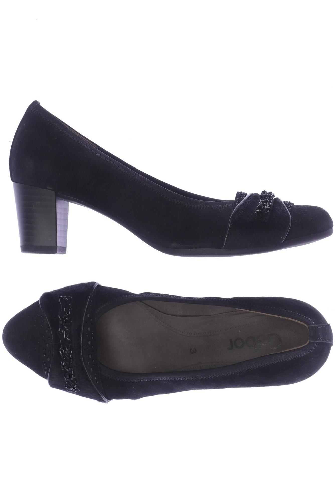 

Gabor Damen Pumps, schwarz, Gr. 3