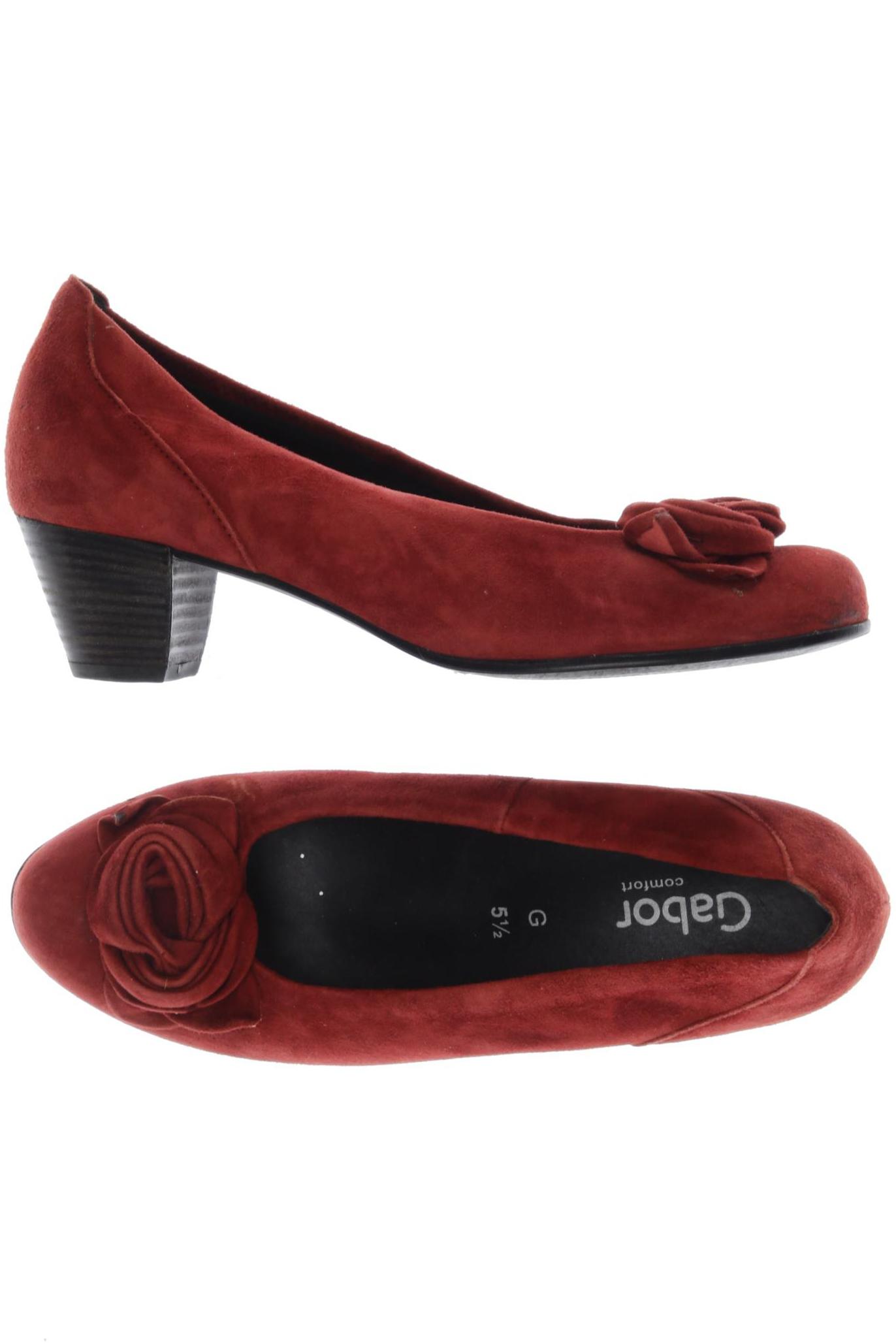 

Gabor Damen Pumps, rot, Gr. 5.5