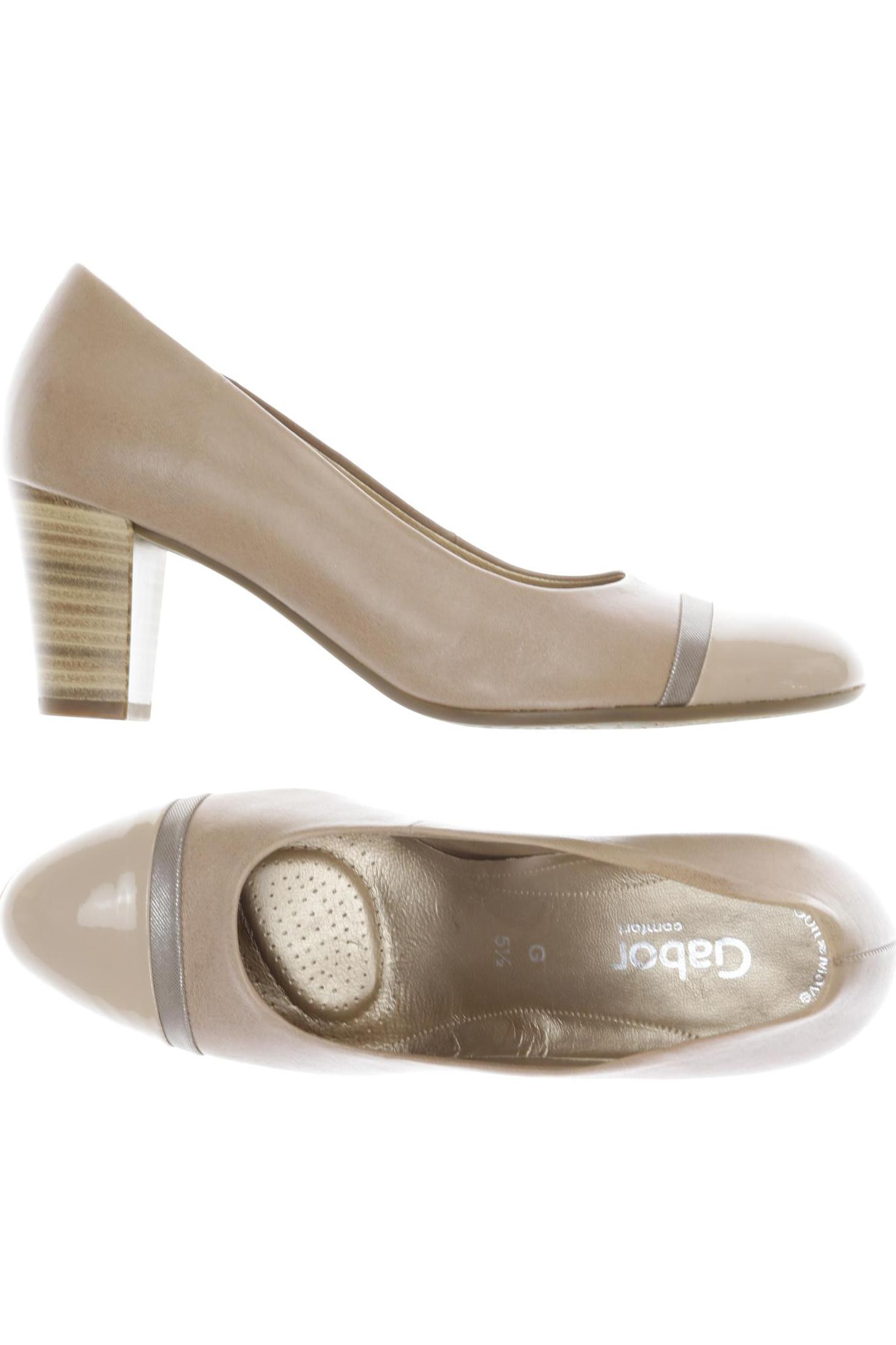 

Gabor Damen Pumps, beige, Gr. 5.5