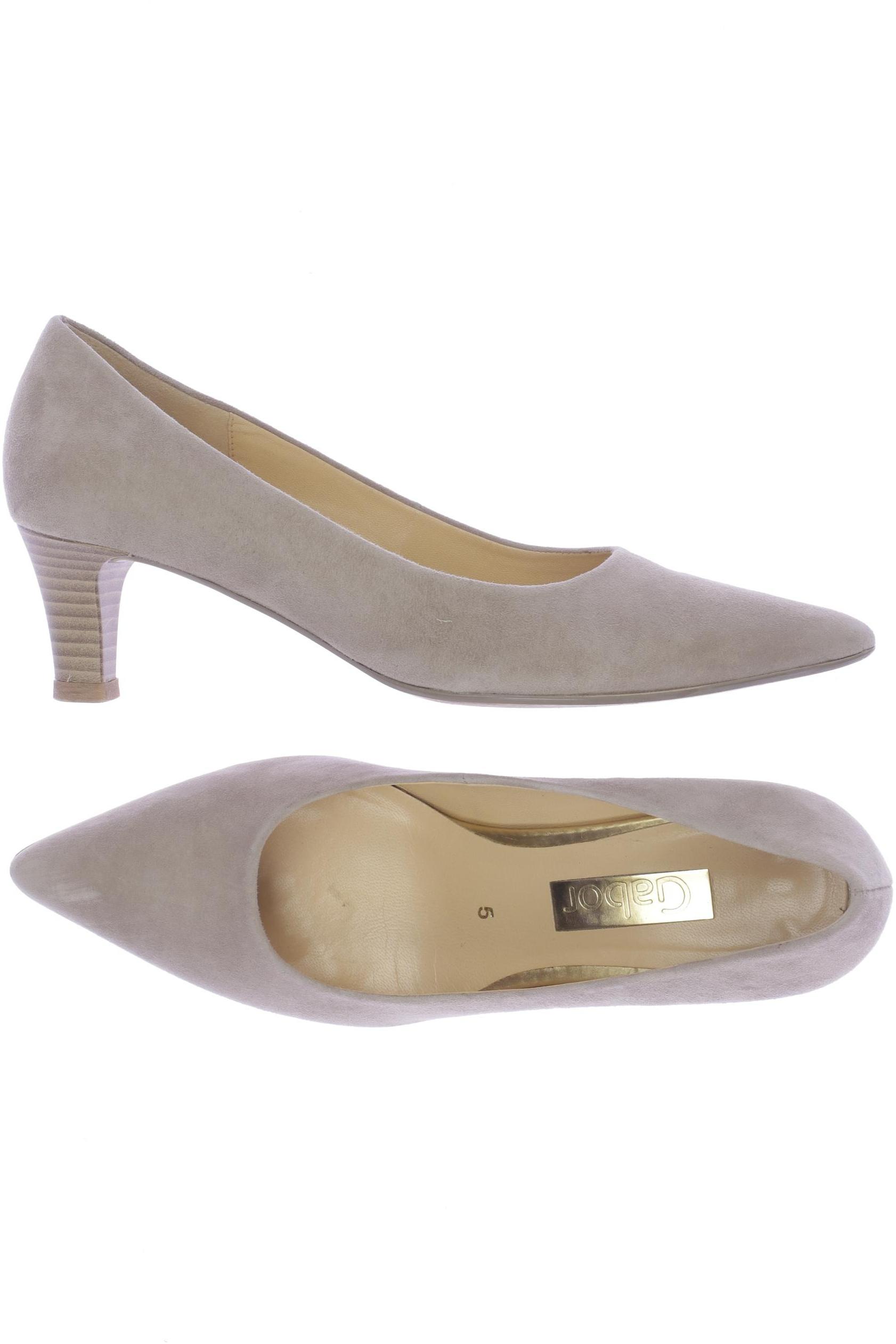 

Gabor Damen Pumps, beige, Gr. 5