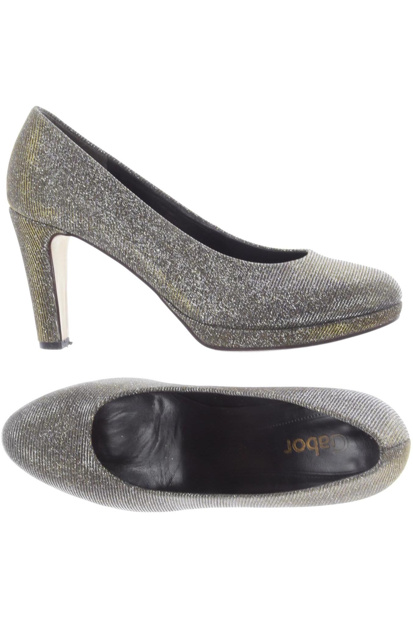 

Gabor Damen Pumps, silber, Gr. 4.5
