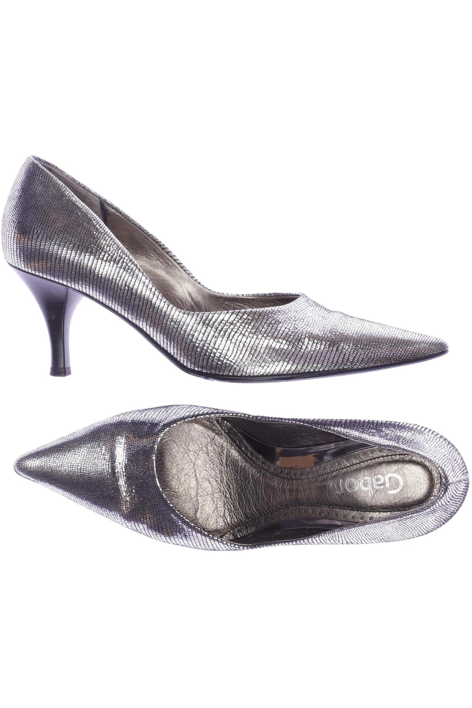 

Gabor Damen Pumps, silber, Gr. 3.5