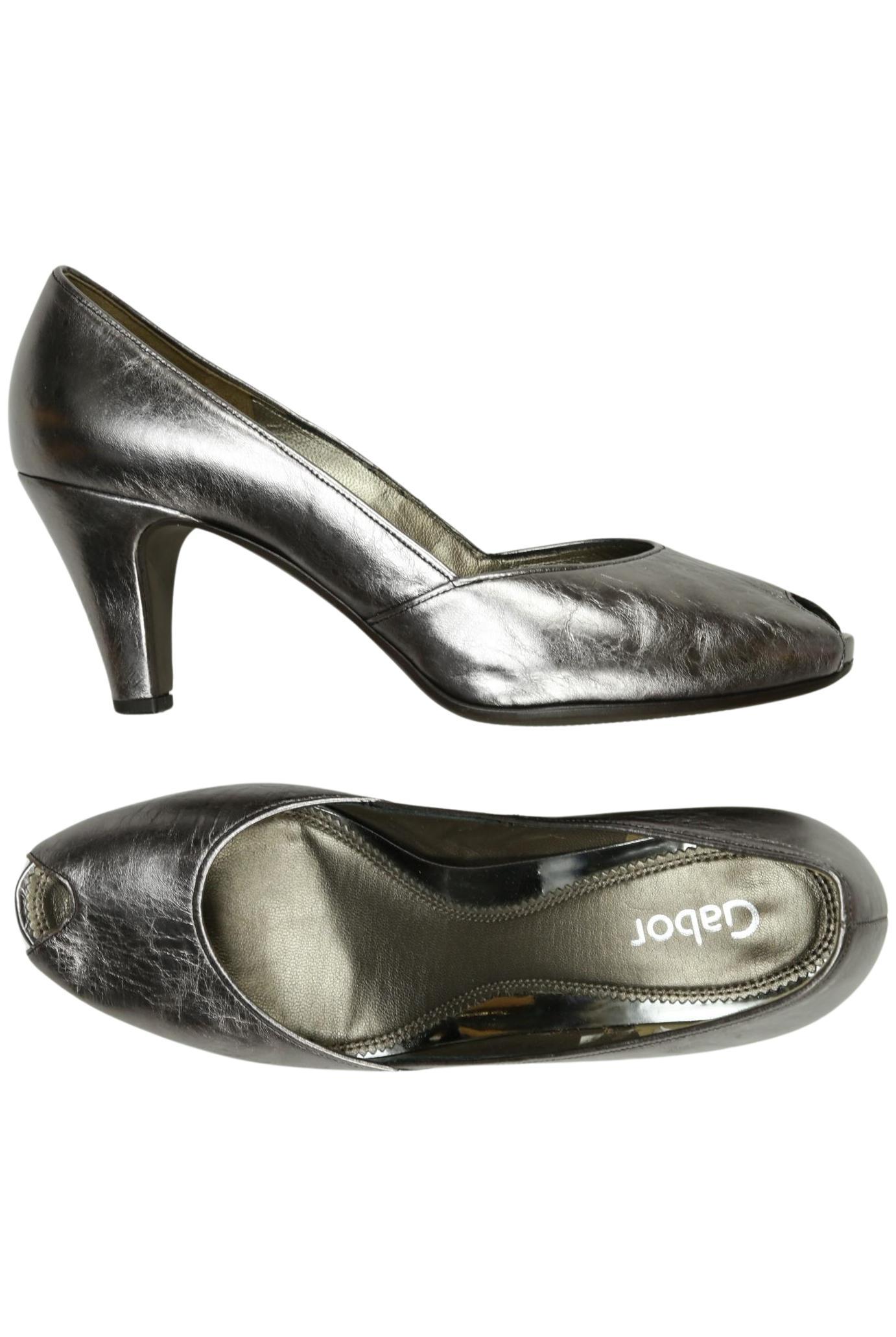 

Gabor Damen Pumps, silber, Gr. 6.5