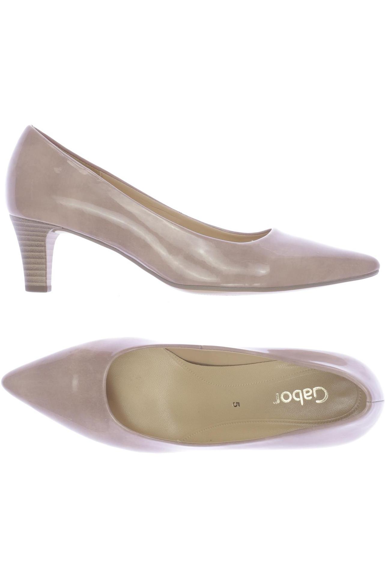 

Gabor Damen Pumps, beige, Gr. 5