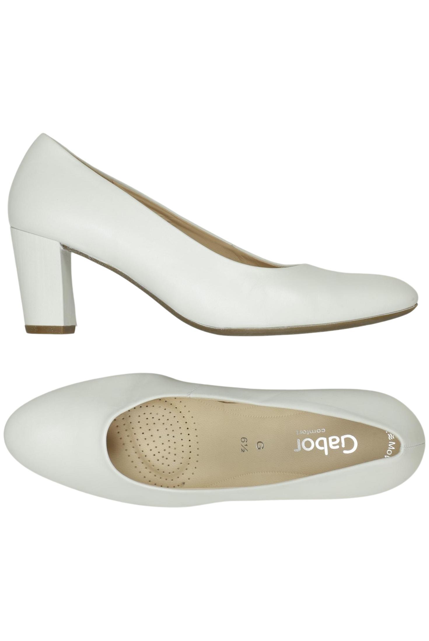 

Gabor Damen Pumps, weiß, Gr. 6.5