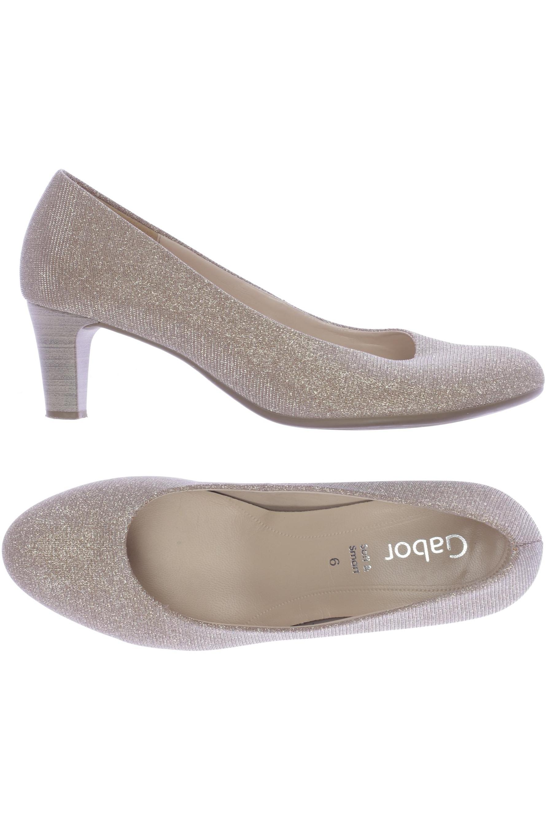 

Gabor Damen Pumps, gold, Gr. 6