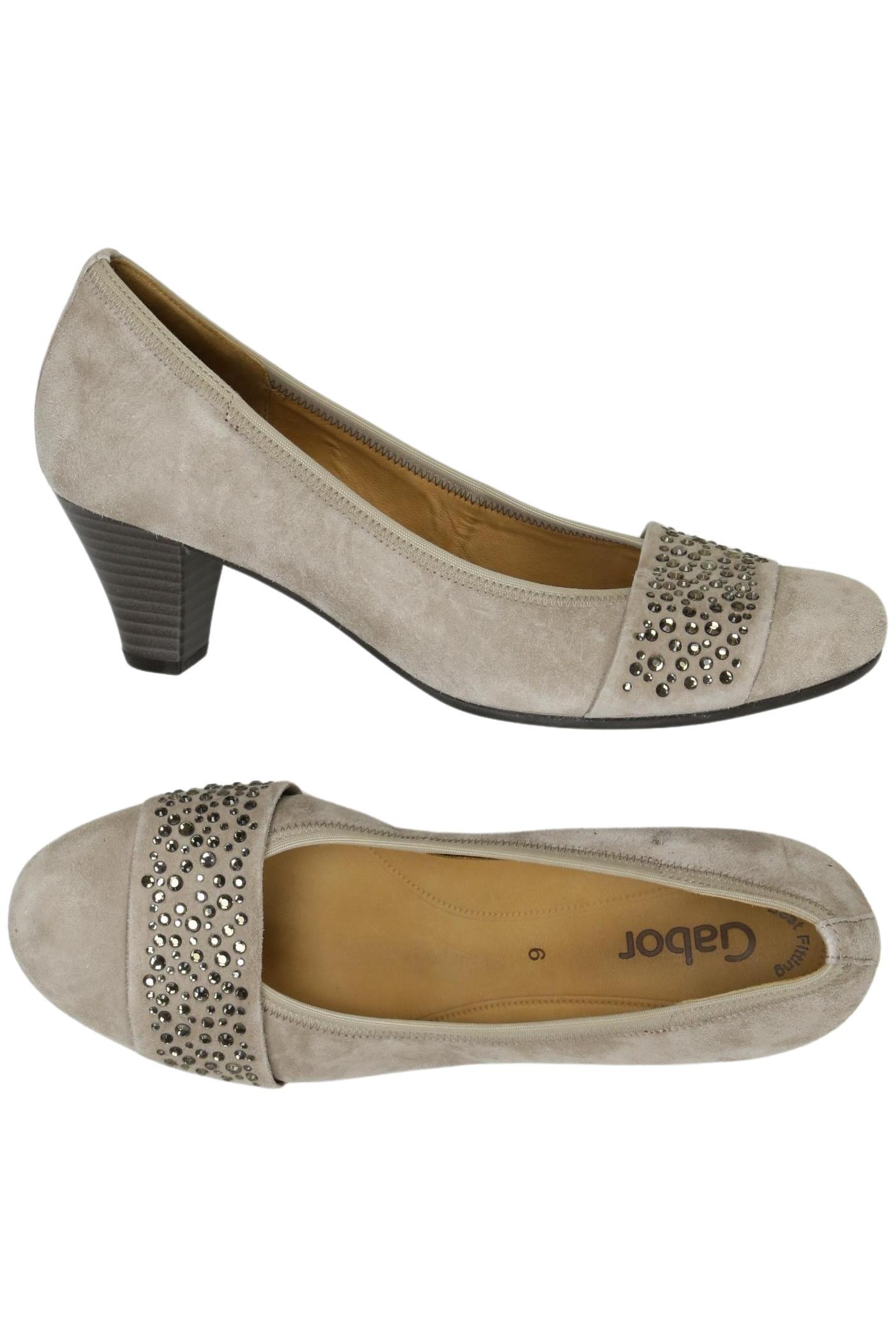 

Gabor Damen Pumps, beige, Gr. 6
