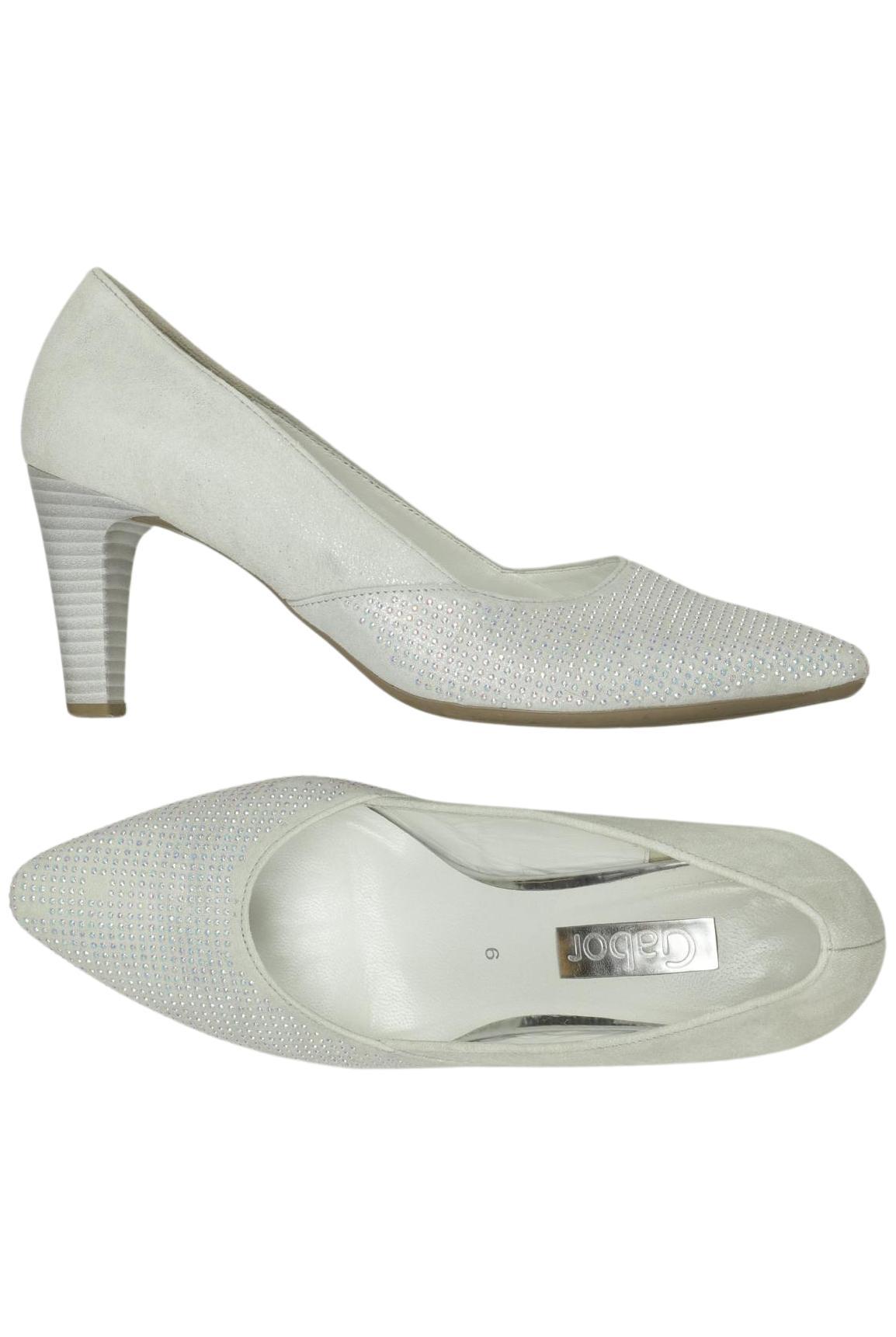 

Gabor Damen Pumps, silber, Gr. 6