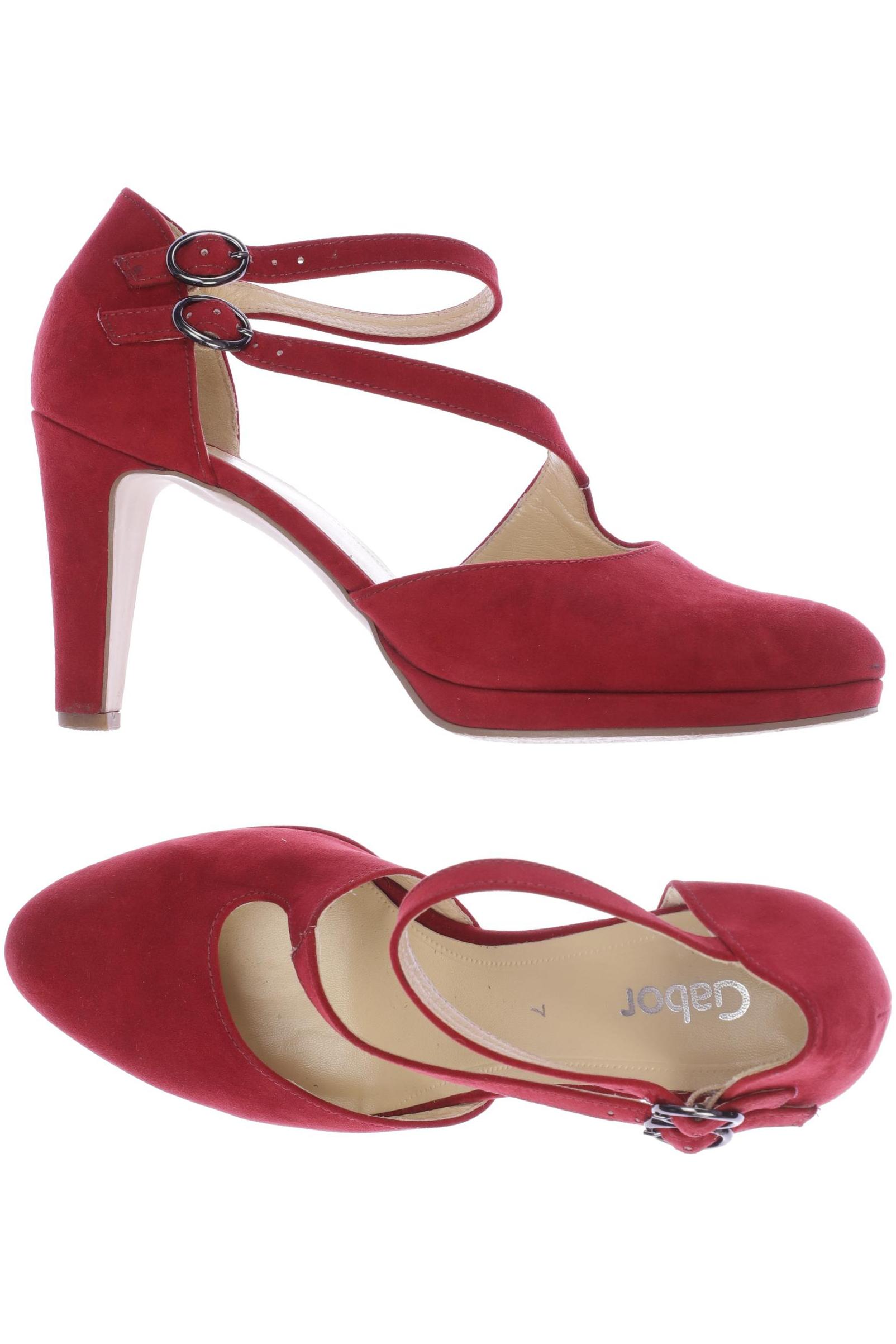 

Gabor Damen Pumps, rot, Gr. 7