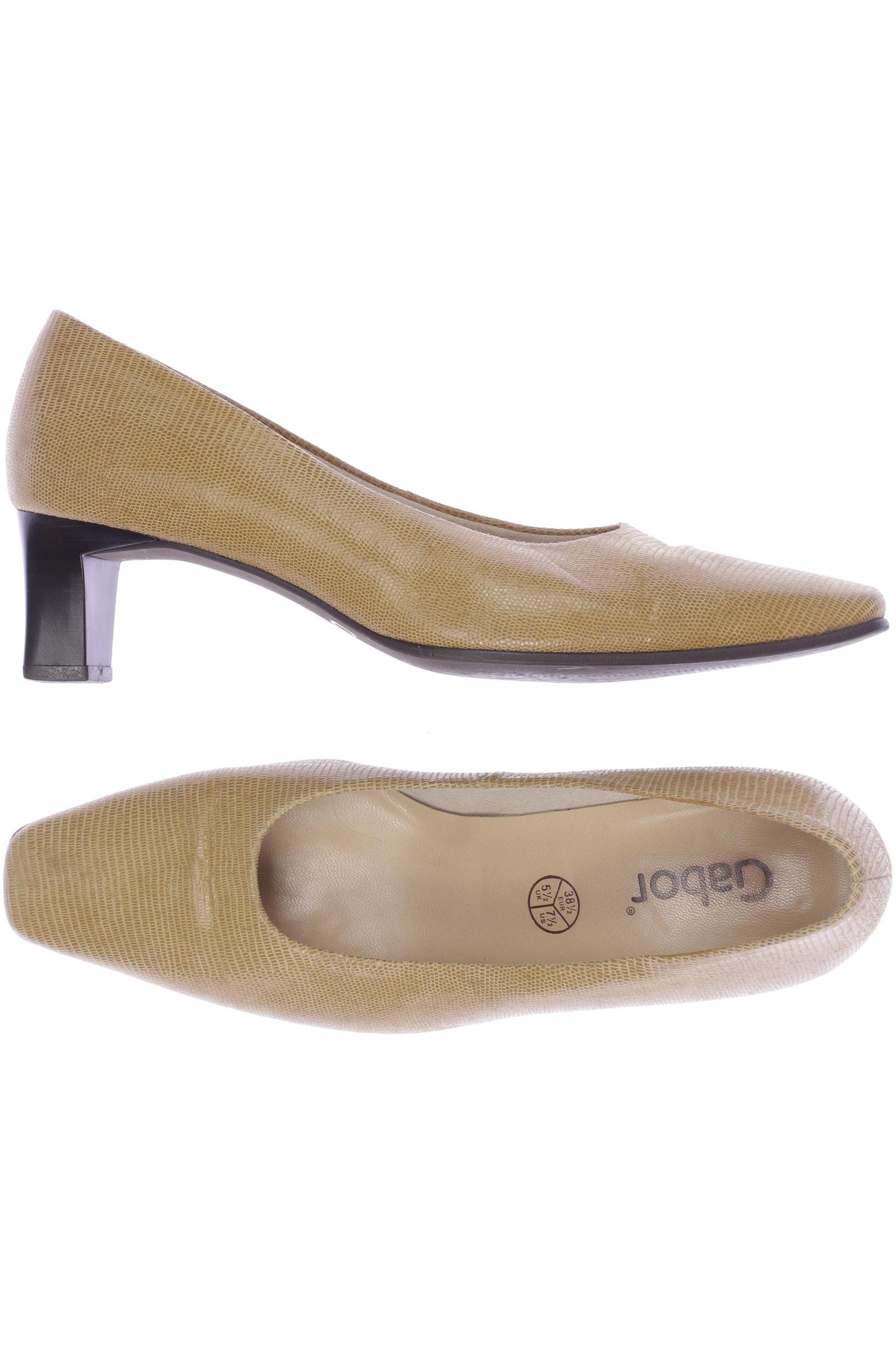 

Gabor Damen Pumps, beige, Gr. 38.5