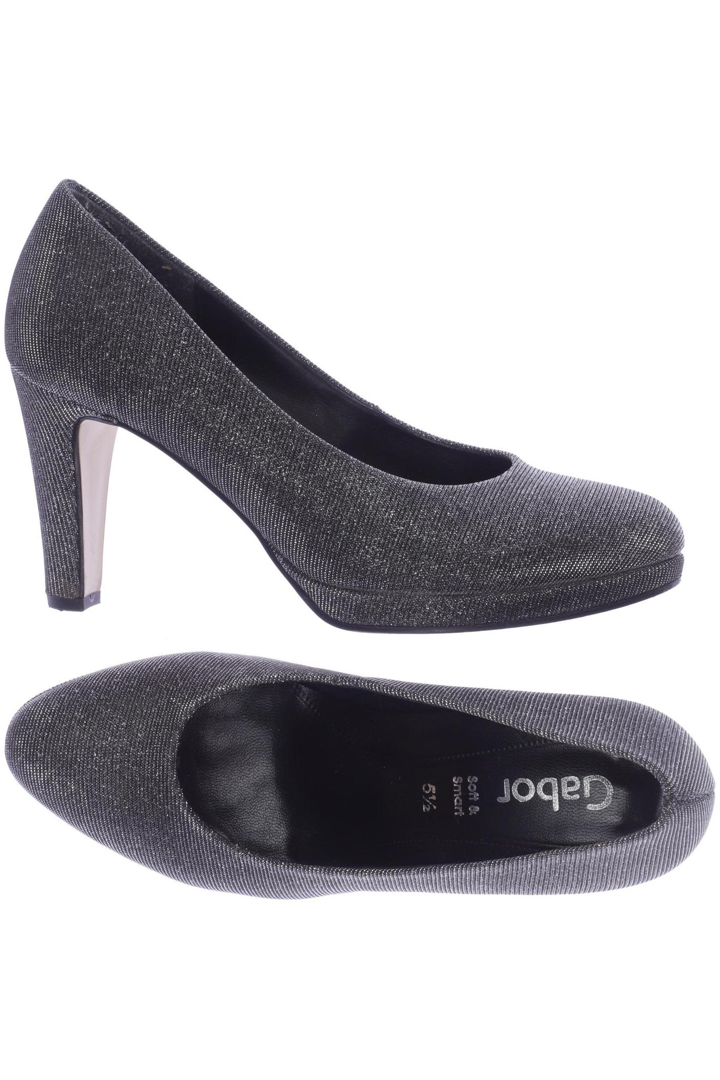

Gabor Damen Pumps, silber, Gr. 5.5