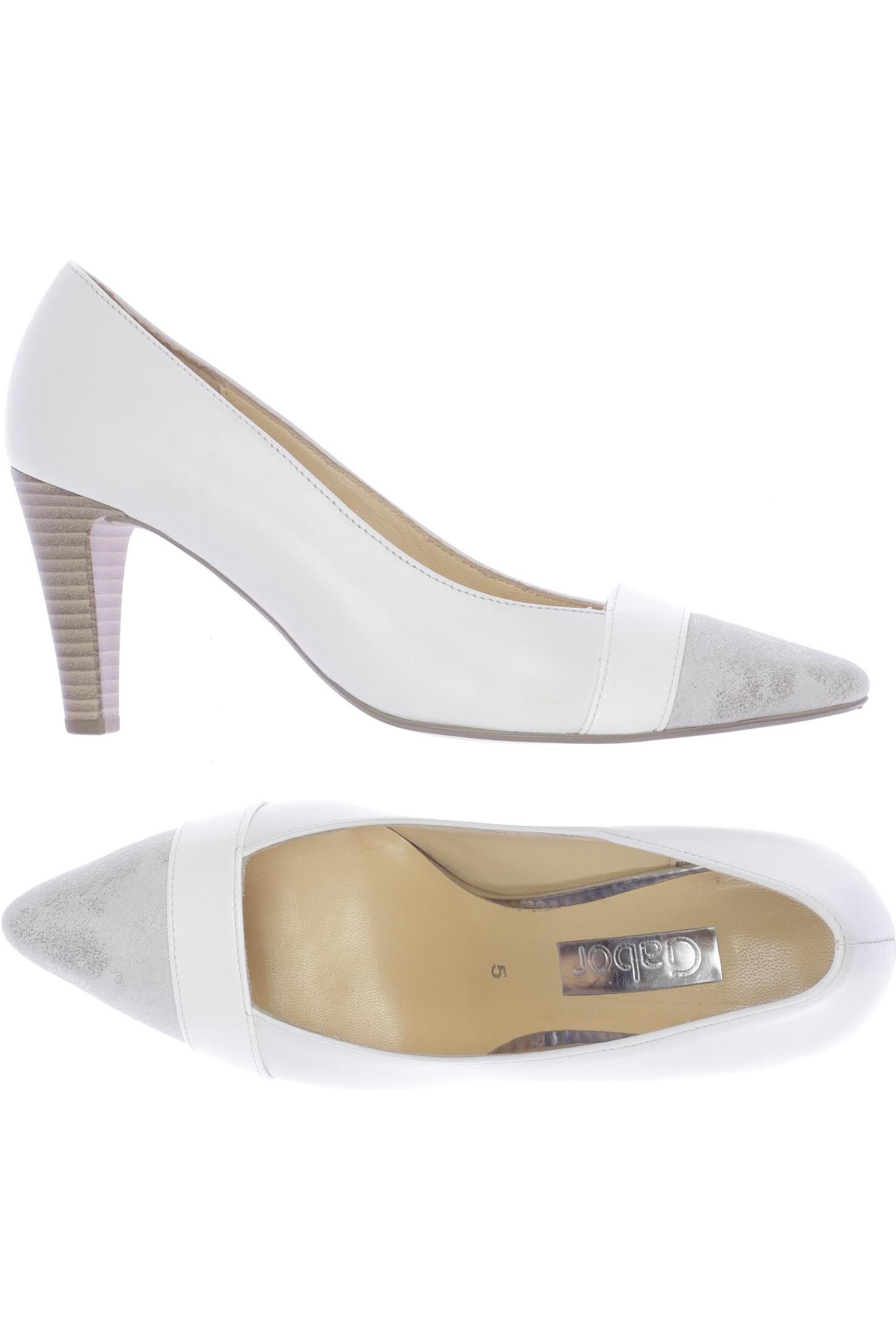 

Gabor Damen Pumps, weiß, Gr. 5