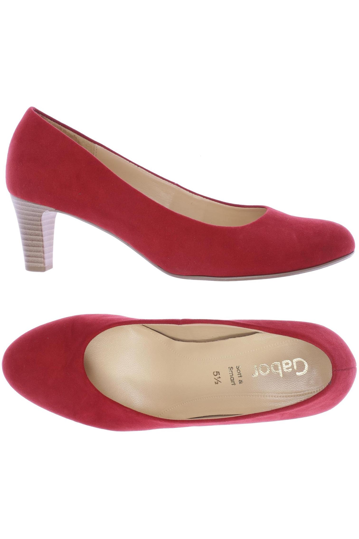 

Gabor Damen Pumps, rot, Gr. 5.5