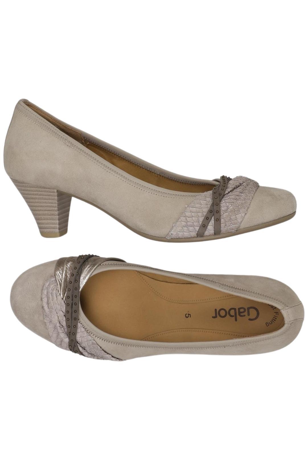 

Gabor Damen Pumps, beige, Gr. 5
