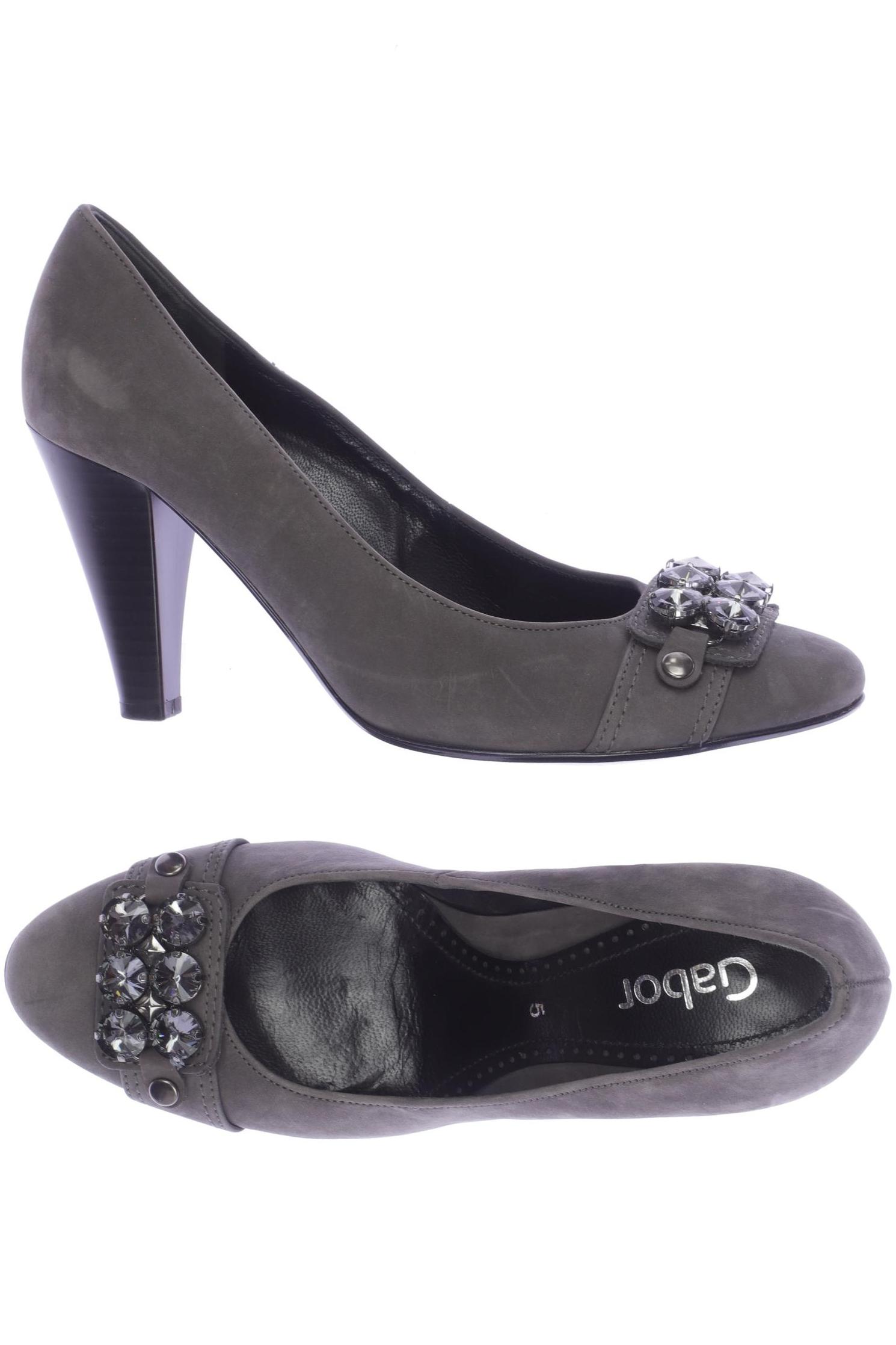 

Gabor Damen Pumps, grau, Gr. 5