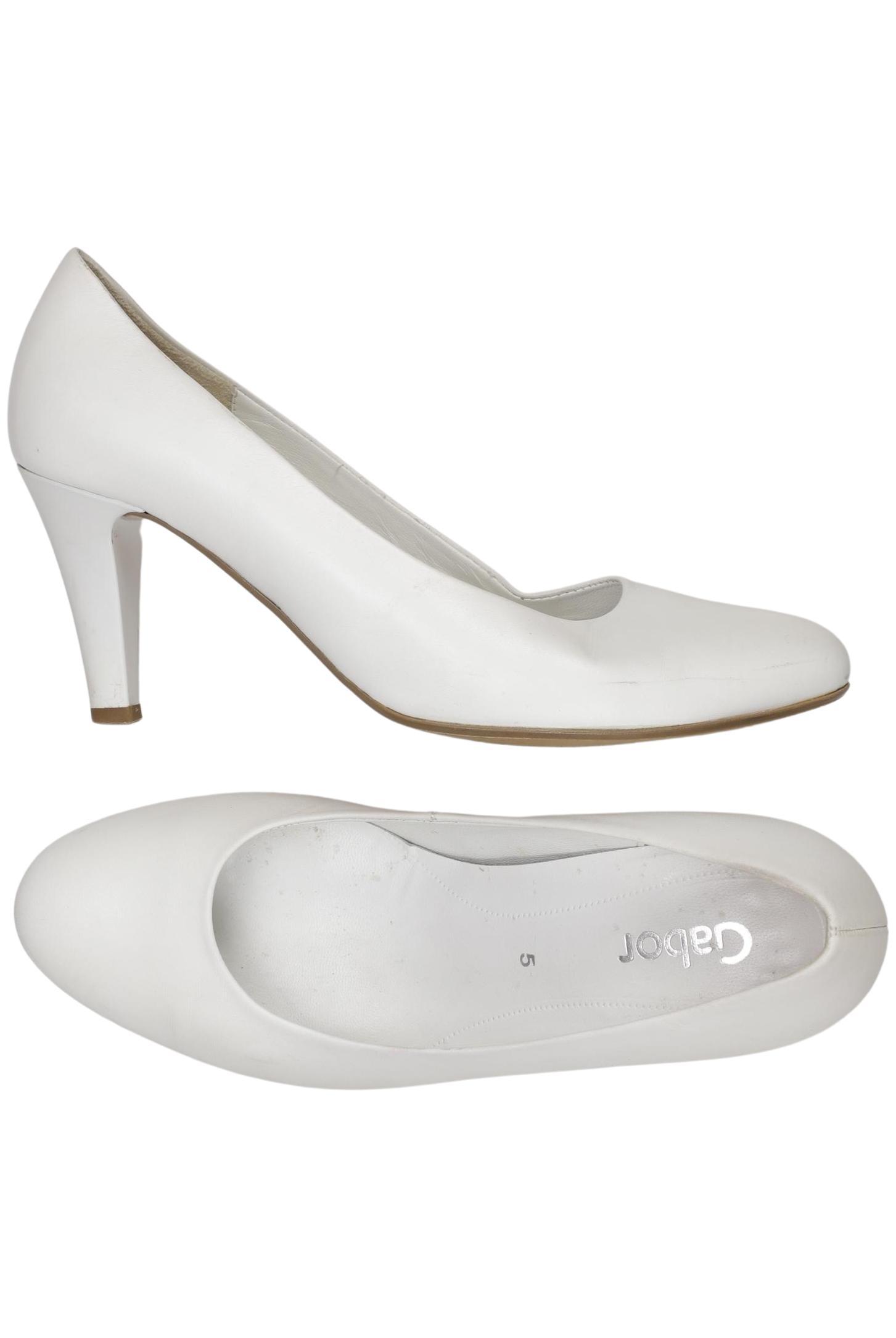

Gabor Damen Pumps, weiß, Gr. 5