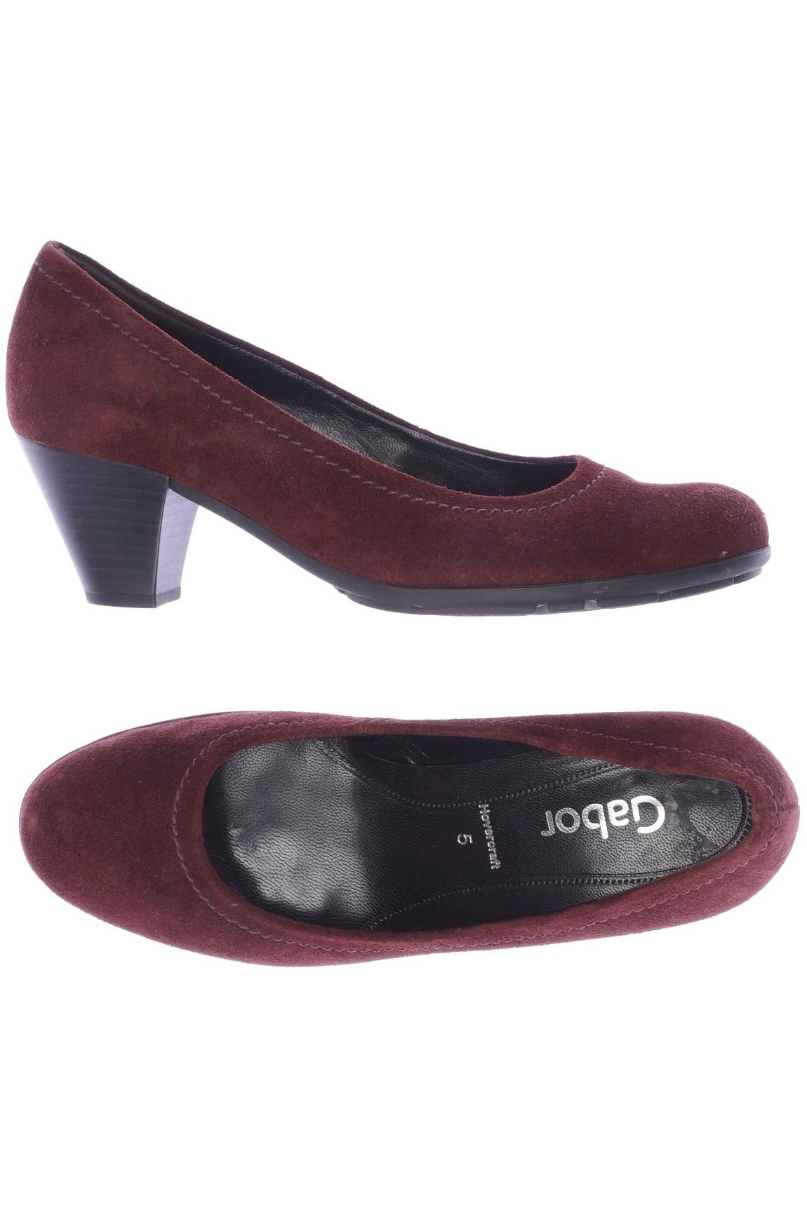 

Gabor Damen Pumps, bordeaux, Gr. 5