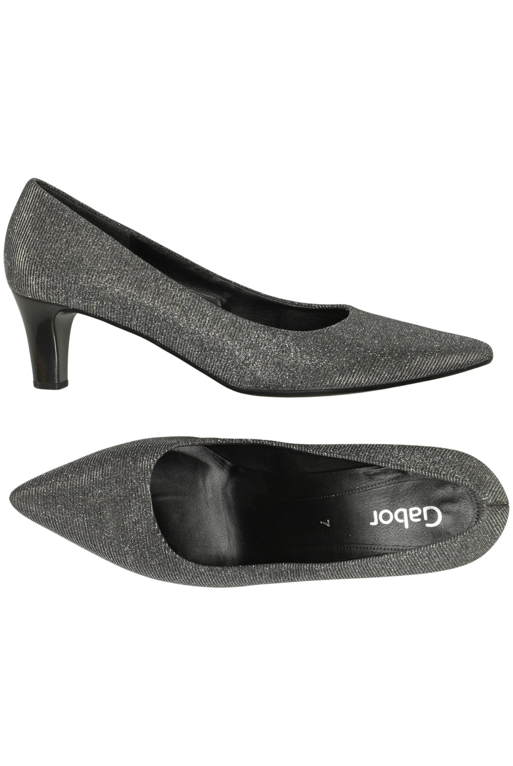 

Gabor Damen Pumps, silber, Gr. 7