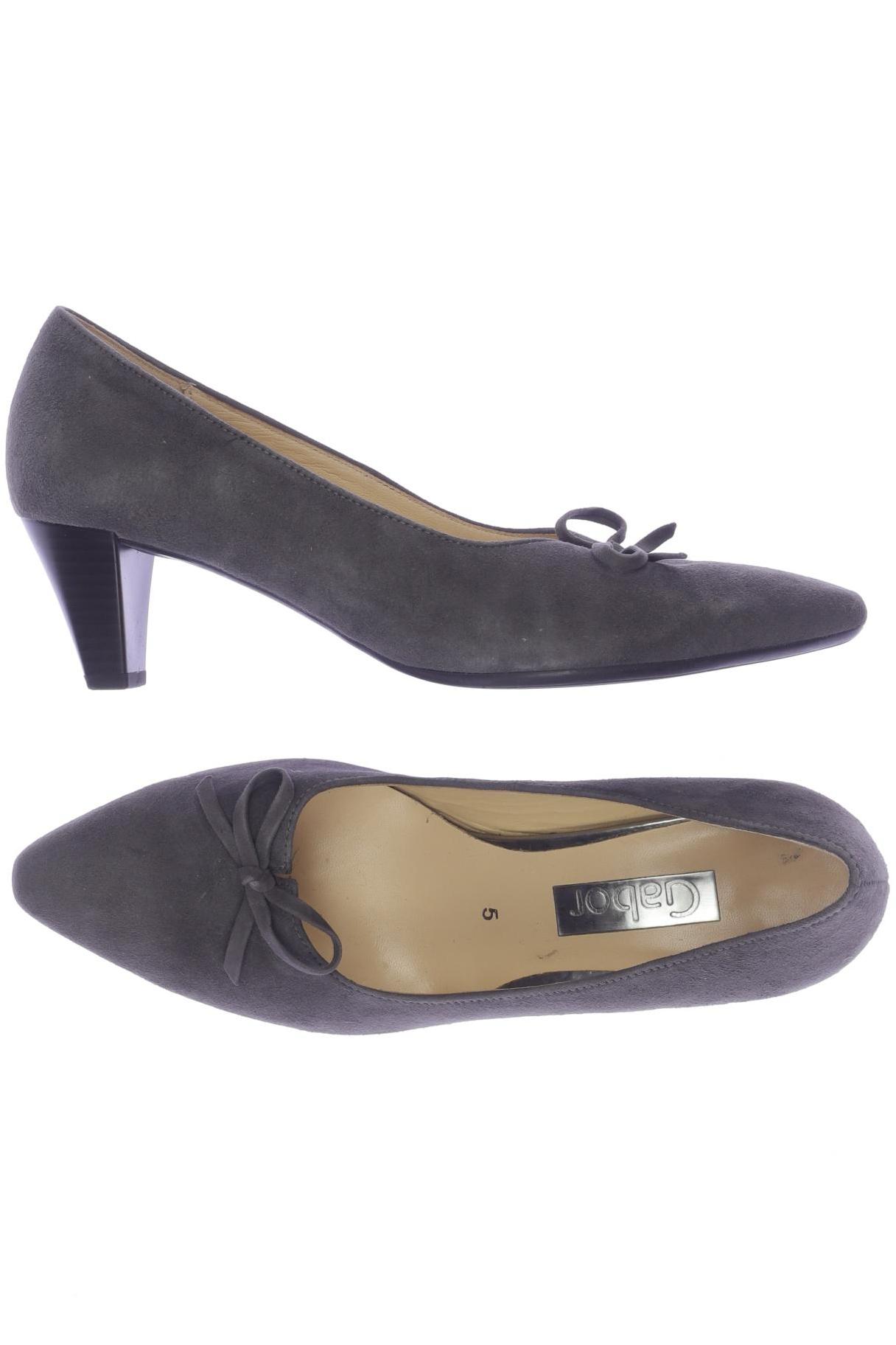

Gabor Damen Pumps, grau, Gr. 5