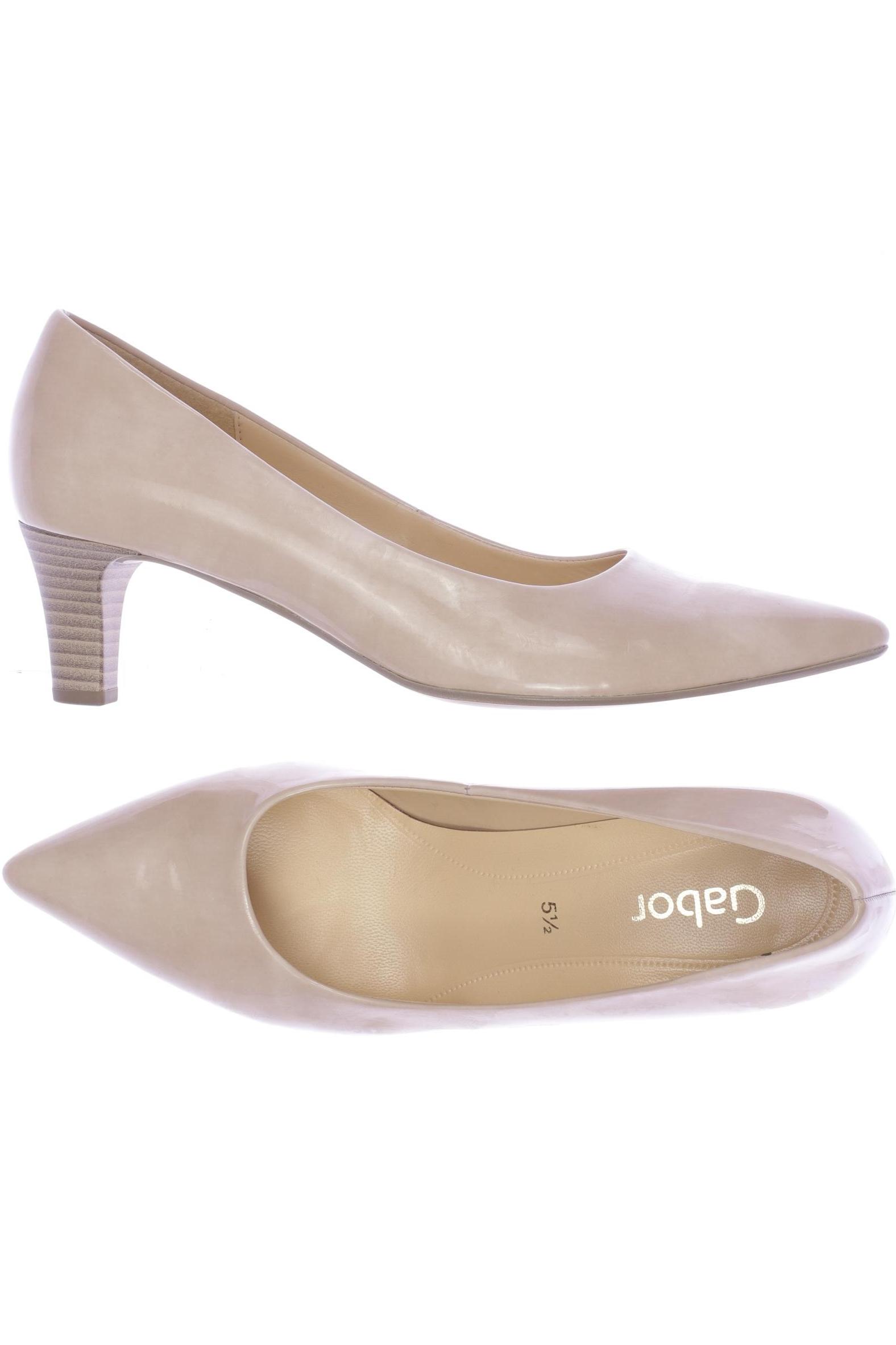 

Gabor Damen Pumps, beige, Gr. 5.5