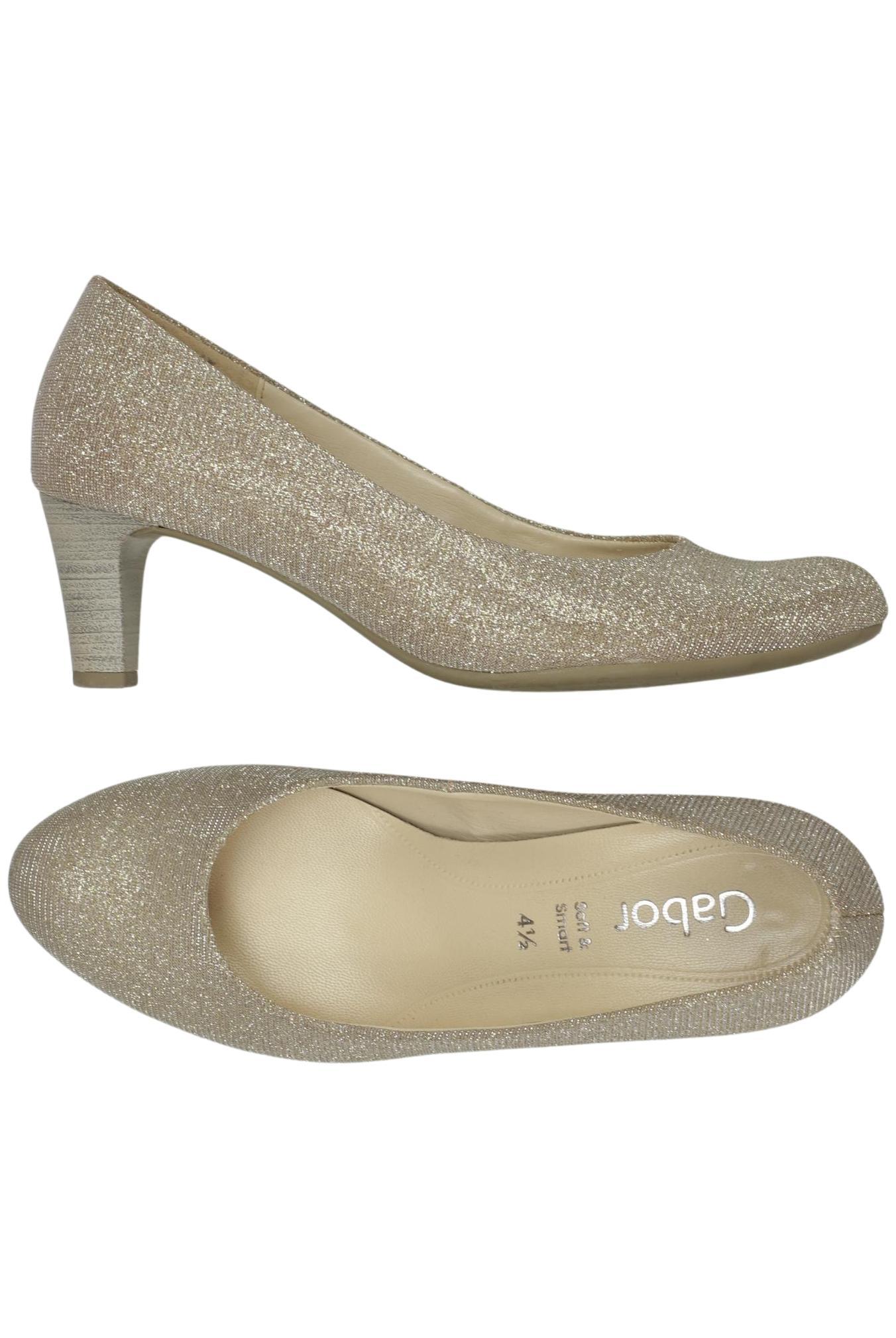 

Gabor Damen Pumps, gold, Gr. 4.5