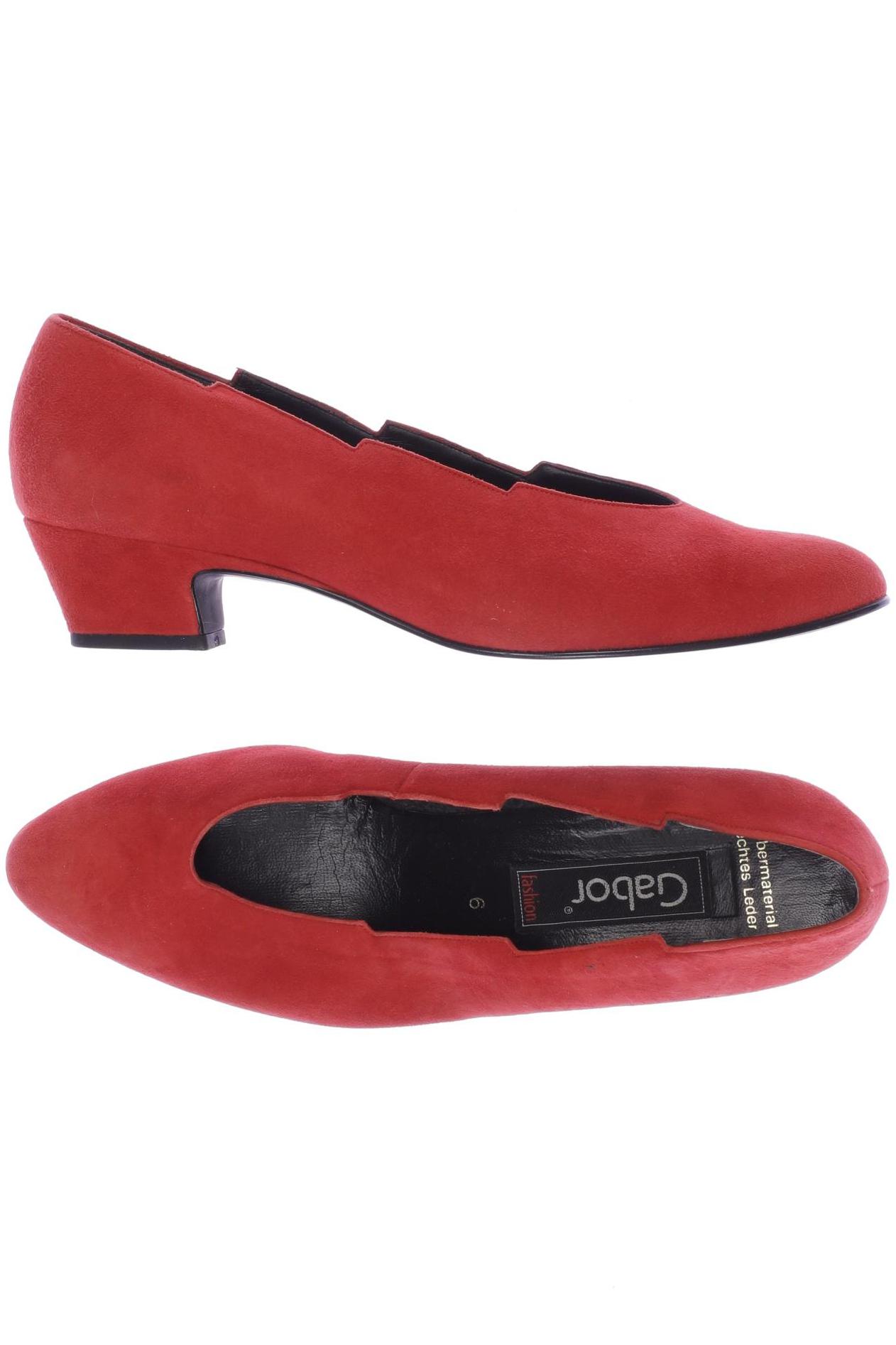 

Gabor Damen Pumps, rot, Gr. 6