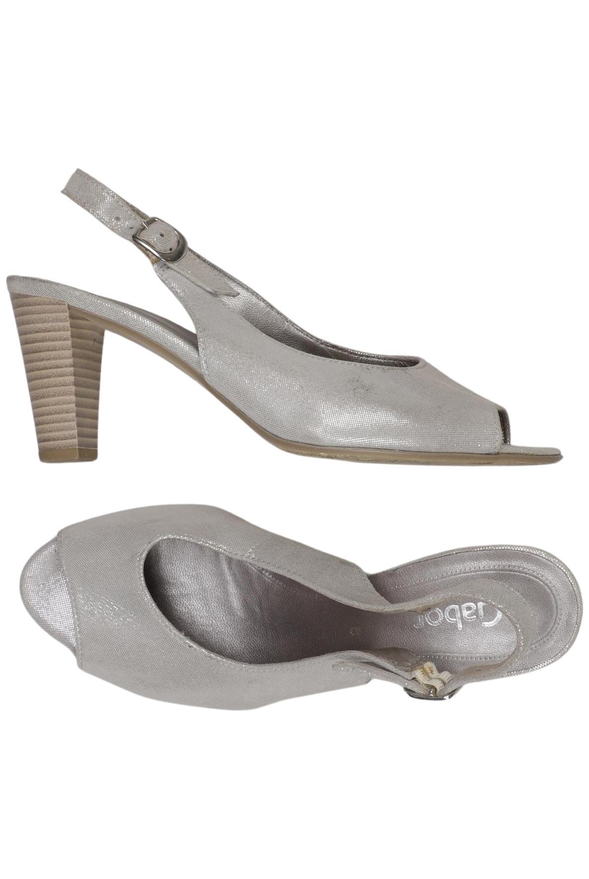 

Gabor Damen Pumps, silber, Gr. 6