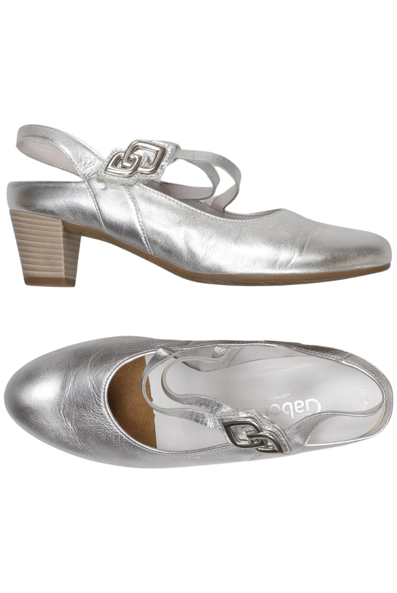 

Gabor Damen Pumps, silber, Gr. 6