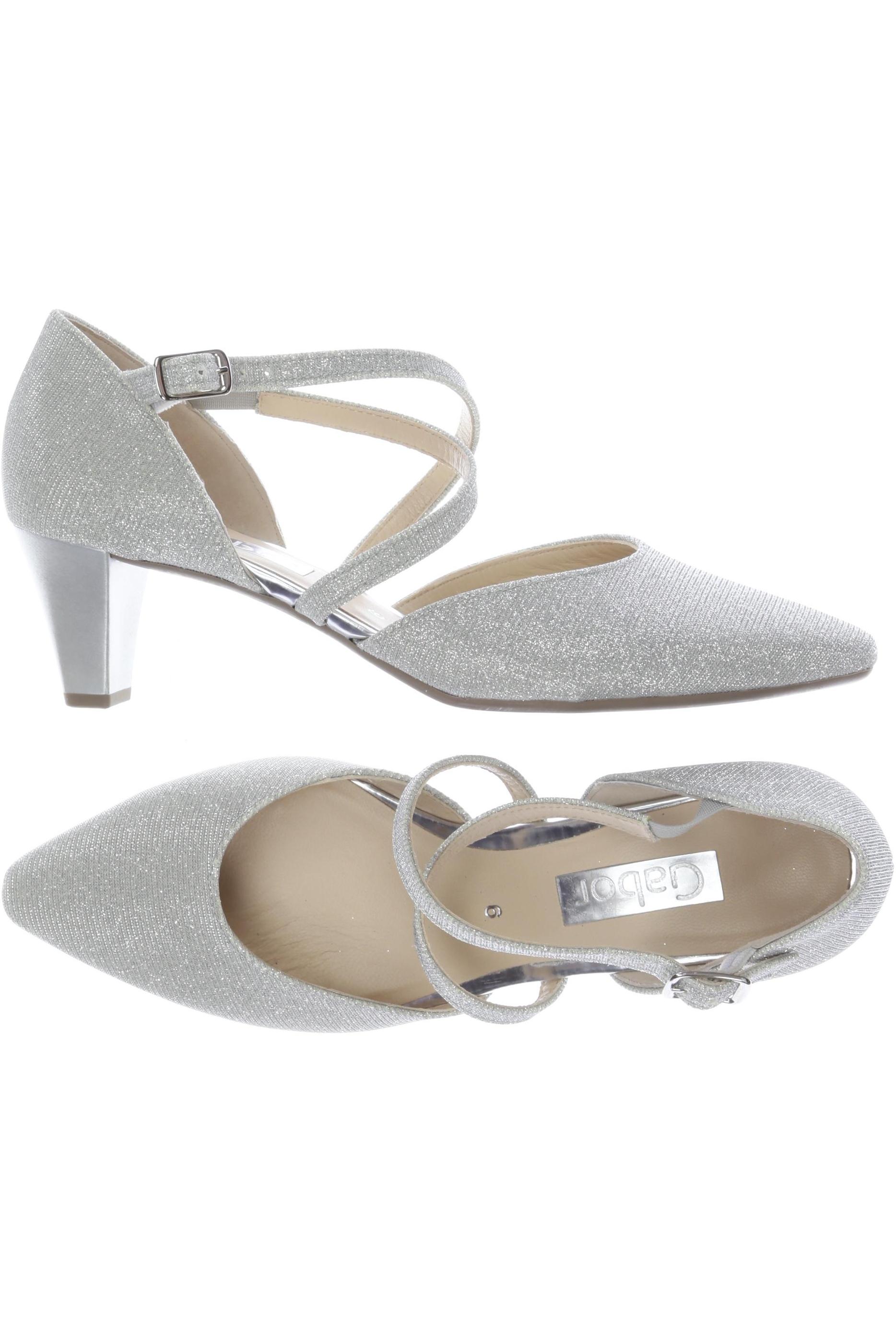 

Gabor Damen Pumps, silber, Gr. 6