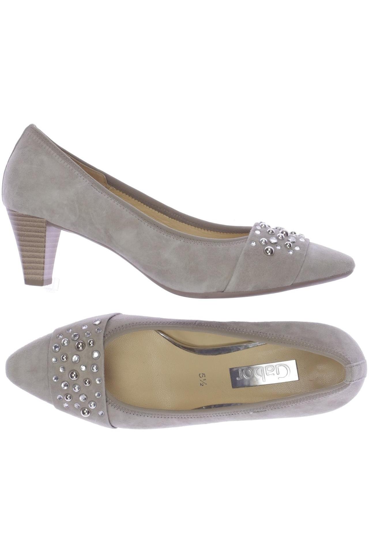 

Gabor Damen Pumps, grau, Gr. 5.5