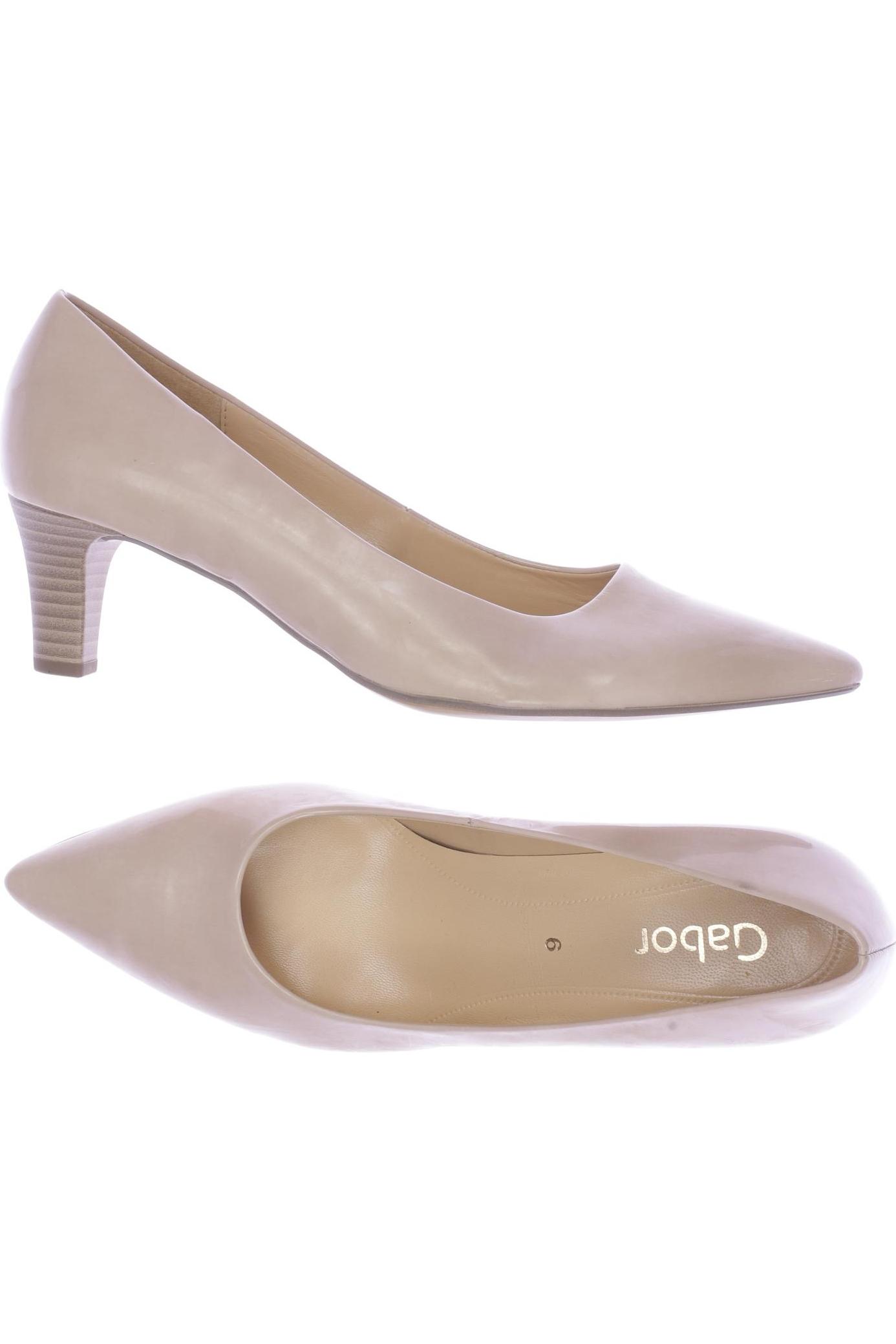 

Gabor Damen Pumps, beige, Gr. 6