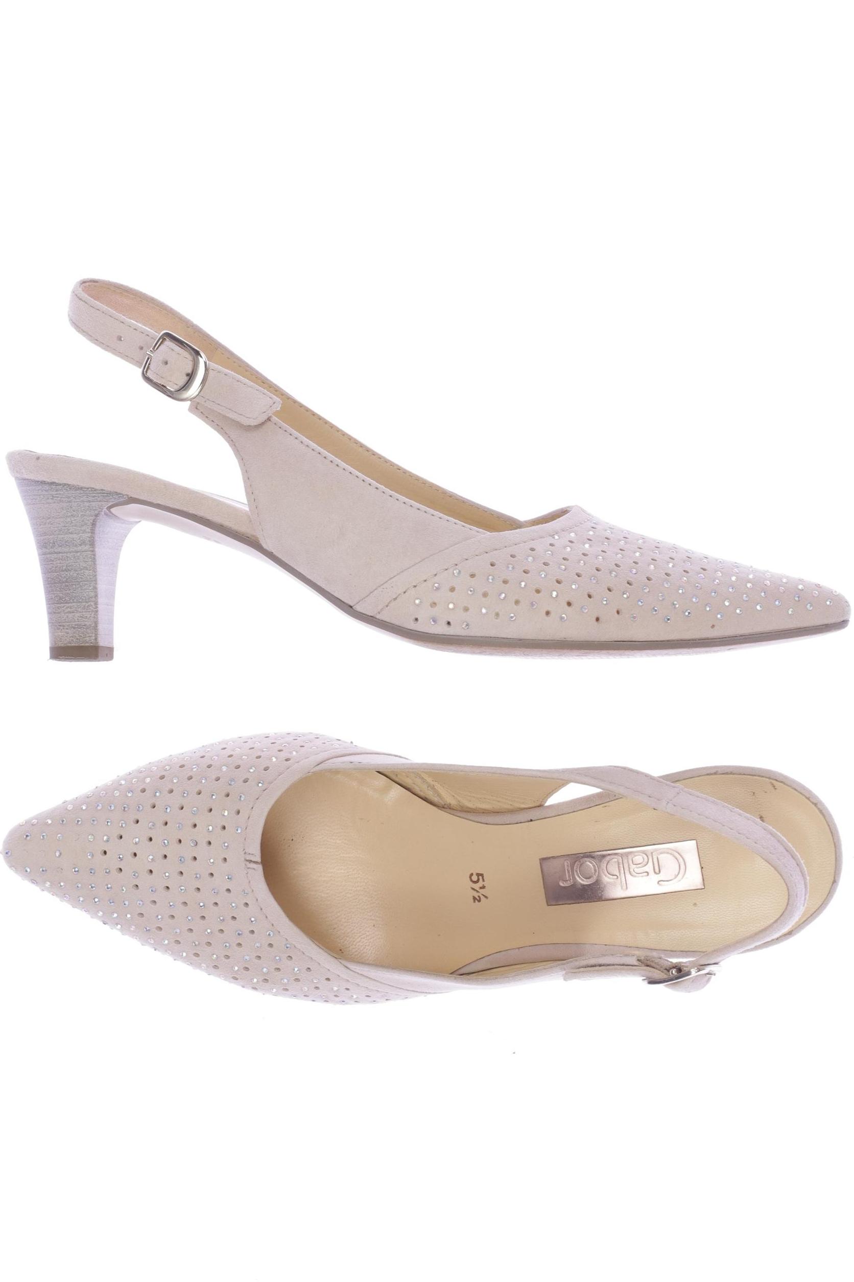 

Gabor Damen Pumps, beige, Gr. 5.5