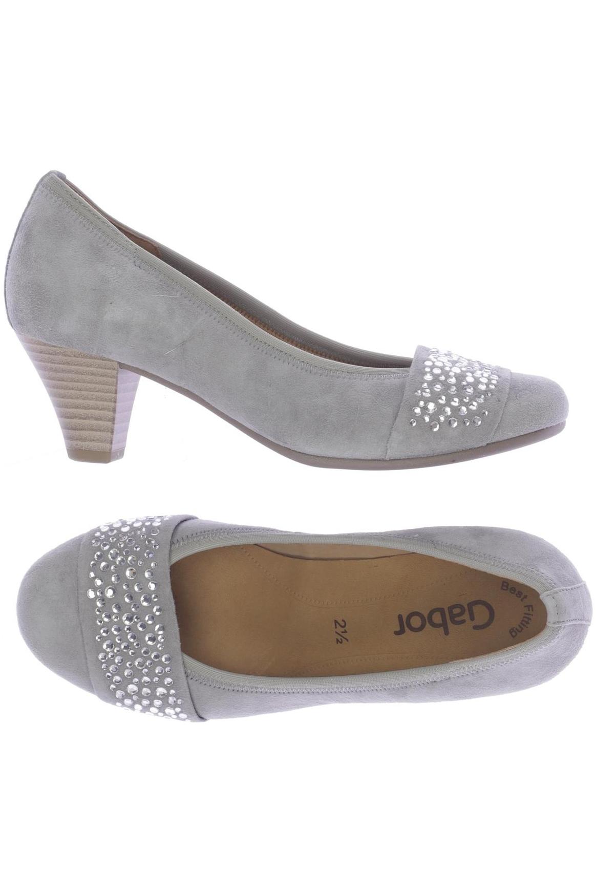 

Gabor Damen Pumps, grau, Gr. 2.5