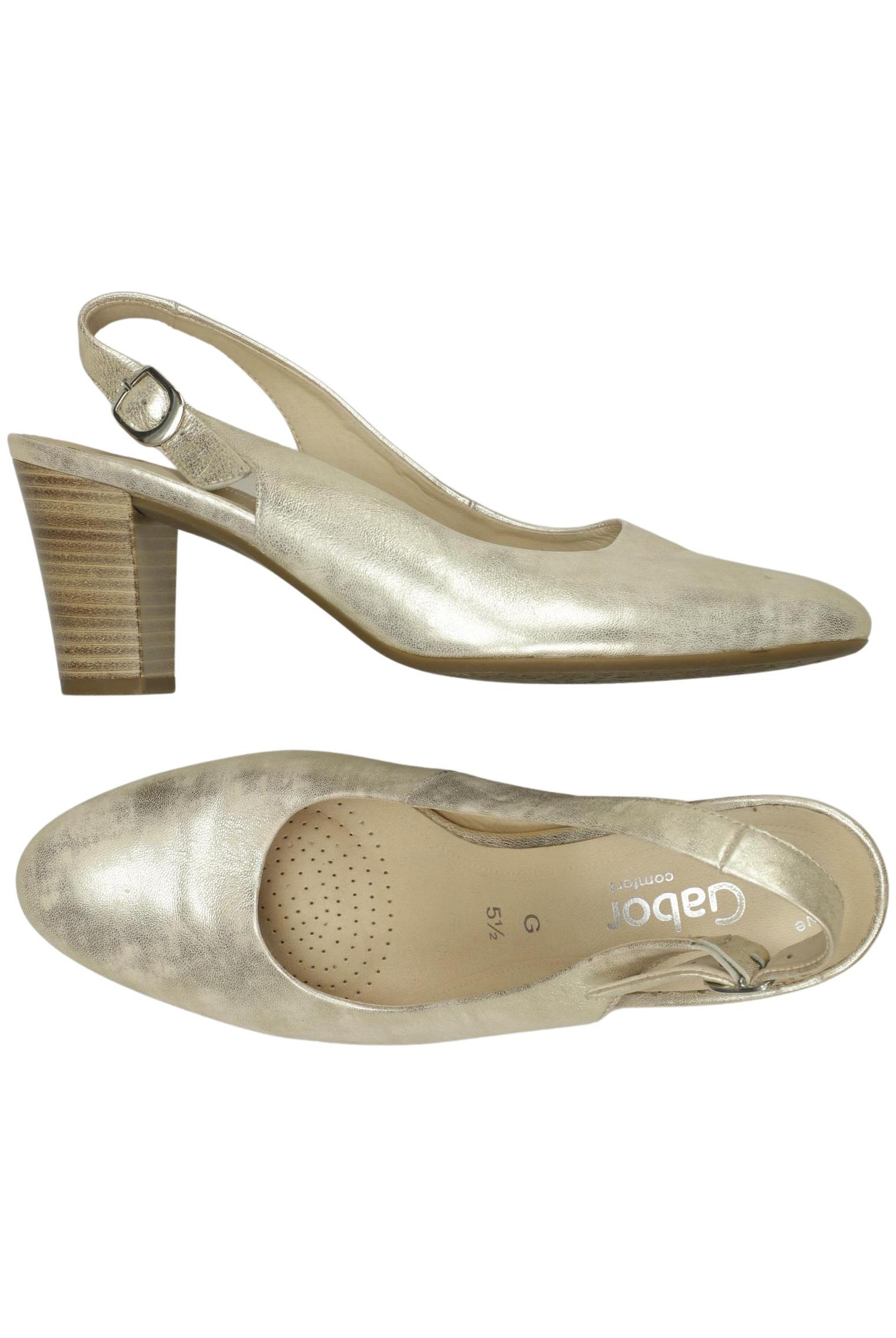 

Gabor Damen Pumps, gold, Gr. 5.5
