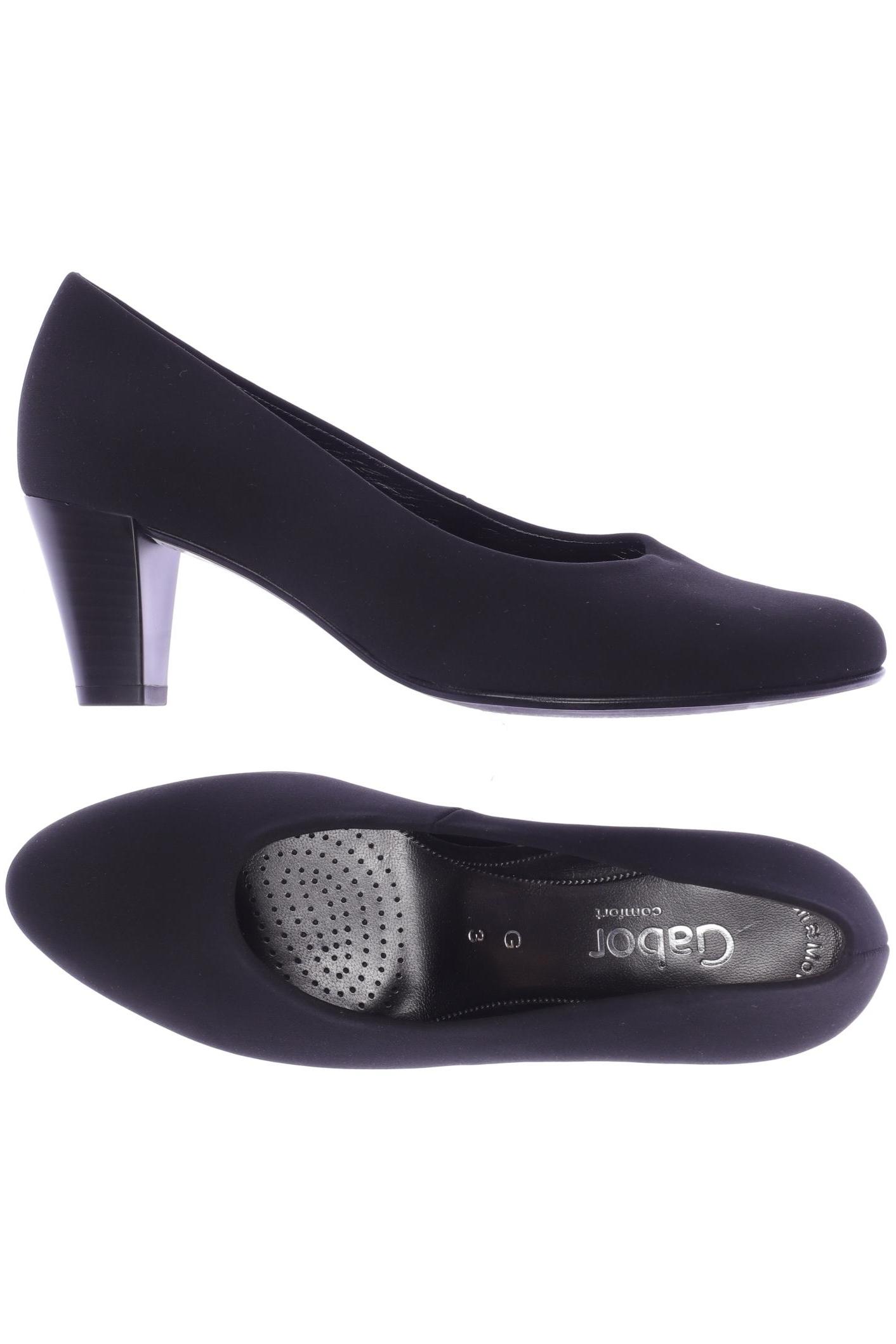 

Gabor Damen Pumps, schwarz, Gr. 3