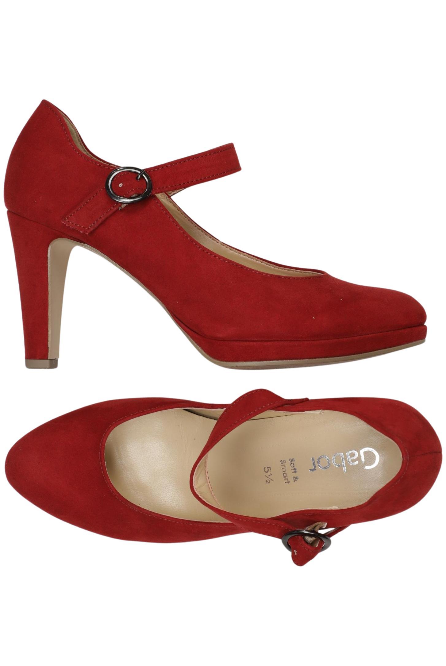 

Gabor Damen Pumps, rot, Gr. 5.5