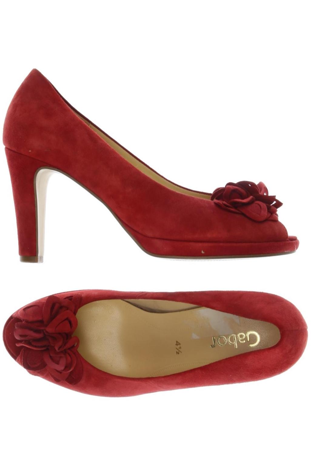 

Gabor Damen Pumps, rot, Gr. 4.5