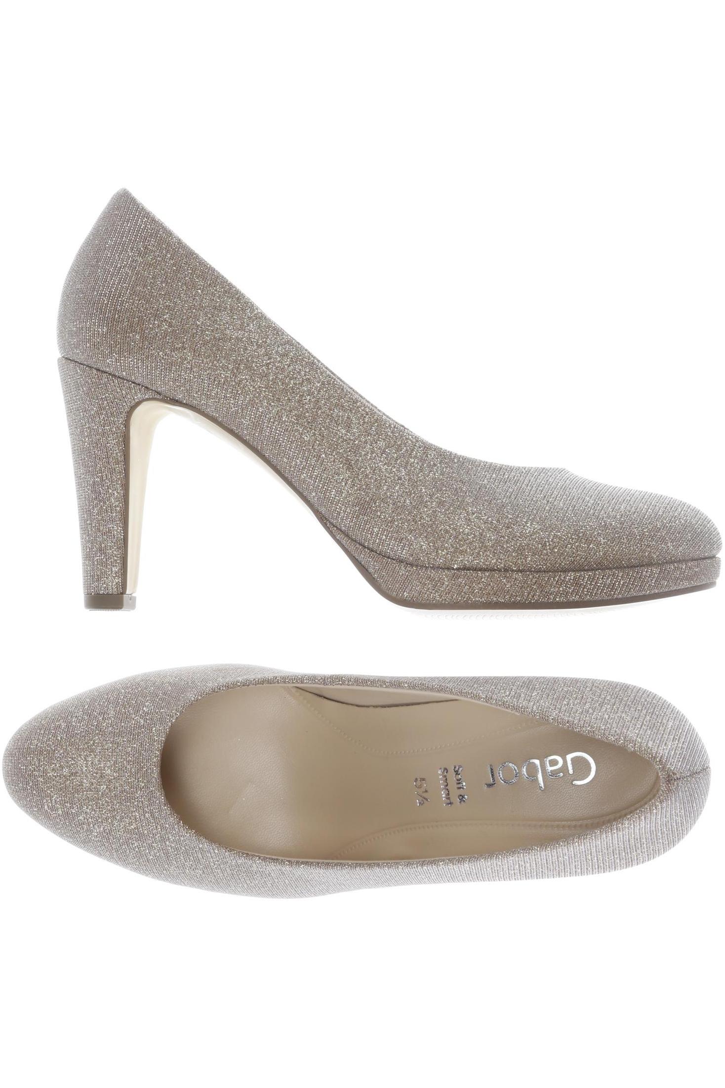 

Gabor Damen Pumps, gold, Gr. 5.5