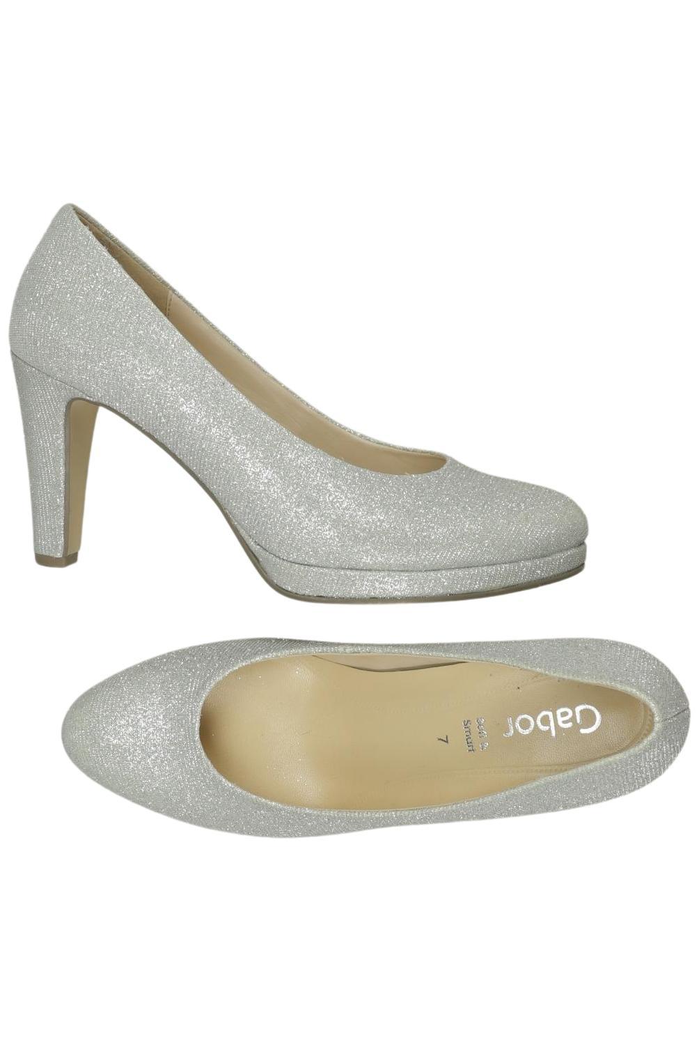 

Gabor Damen Pumps, silber, Gr. 7