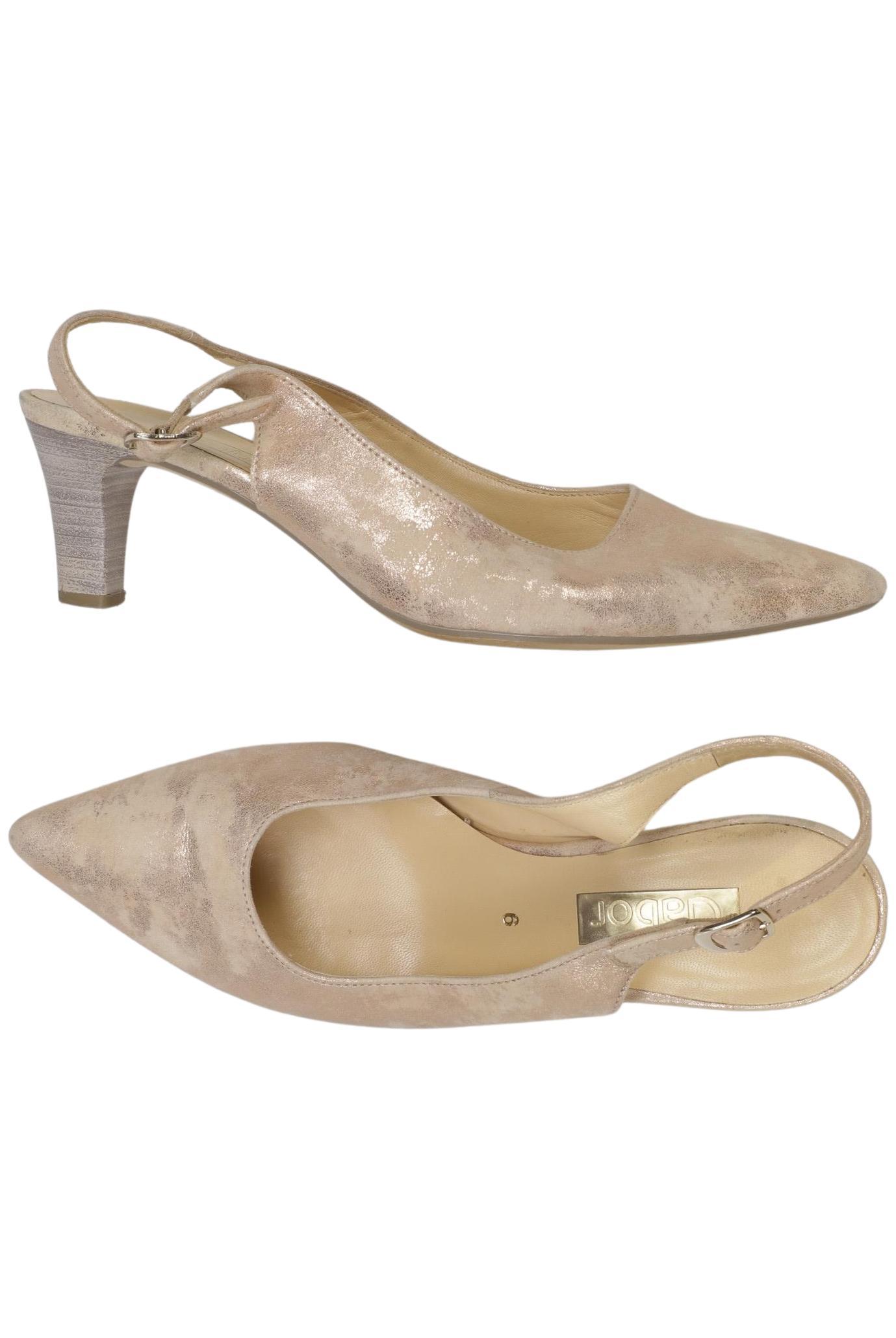 

Gabor Damen Pumps, gold, Gr. 6