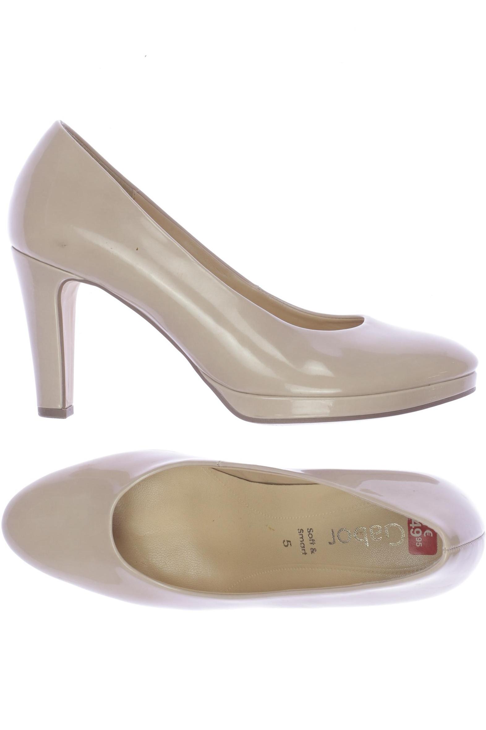 

Gabor Damen Pumps, beige, Gr. 5