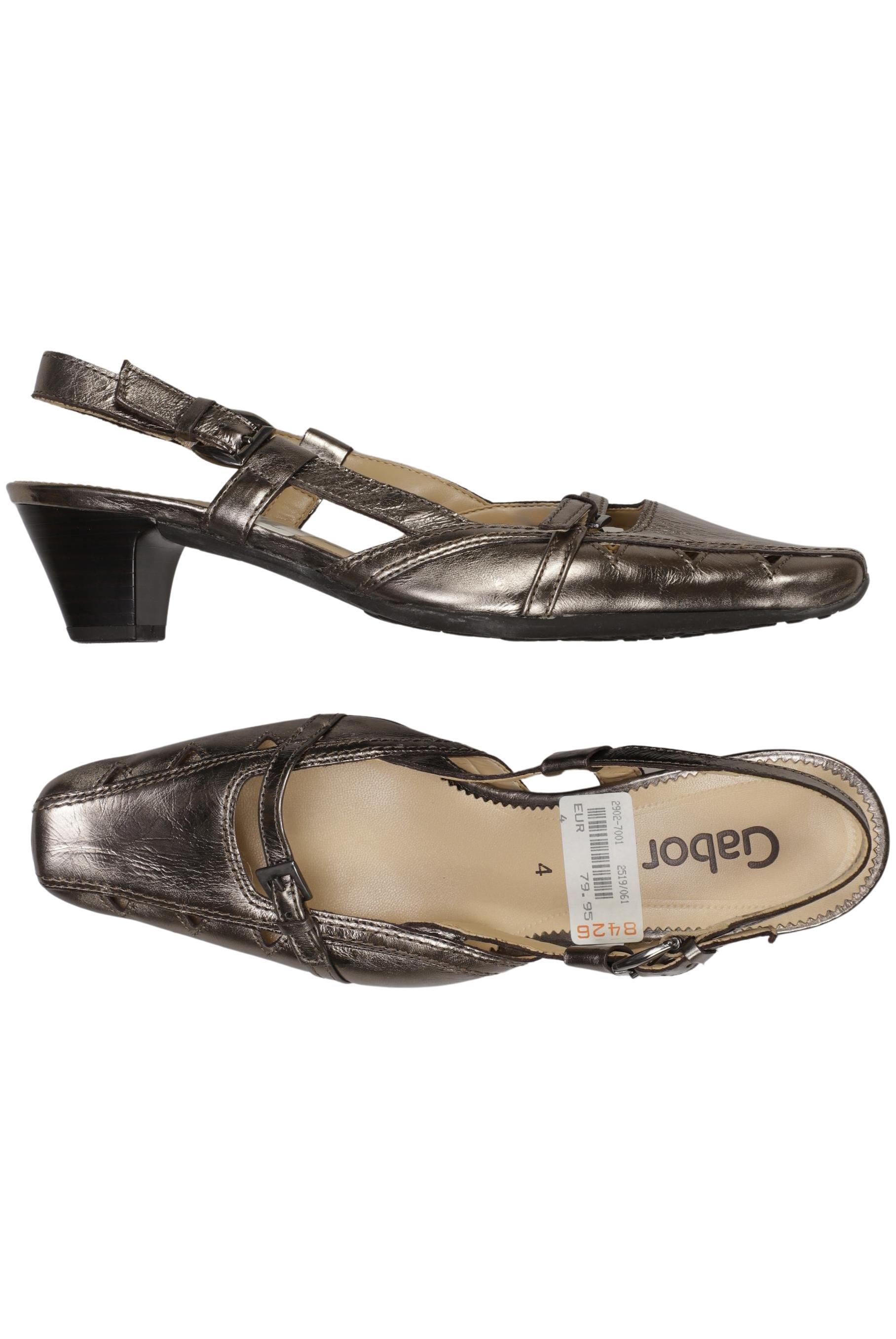

Gabor Damen Pumps, silber, Gr. 4