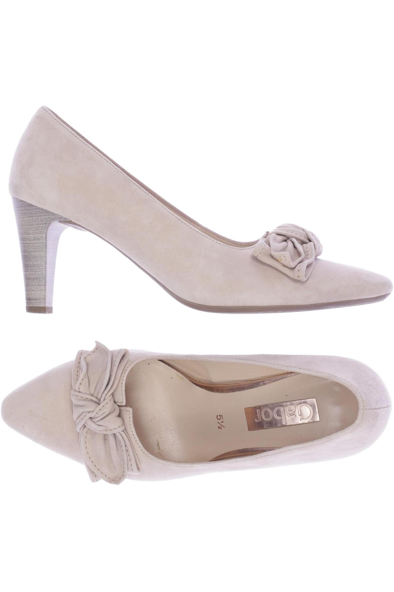 

Gabor Damen Pumps, beige, Gr. 5.5
