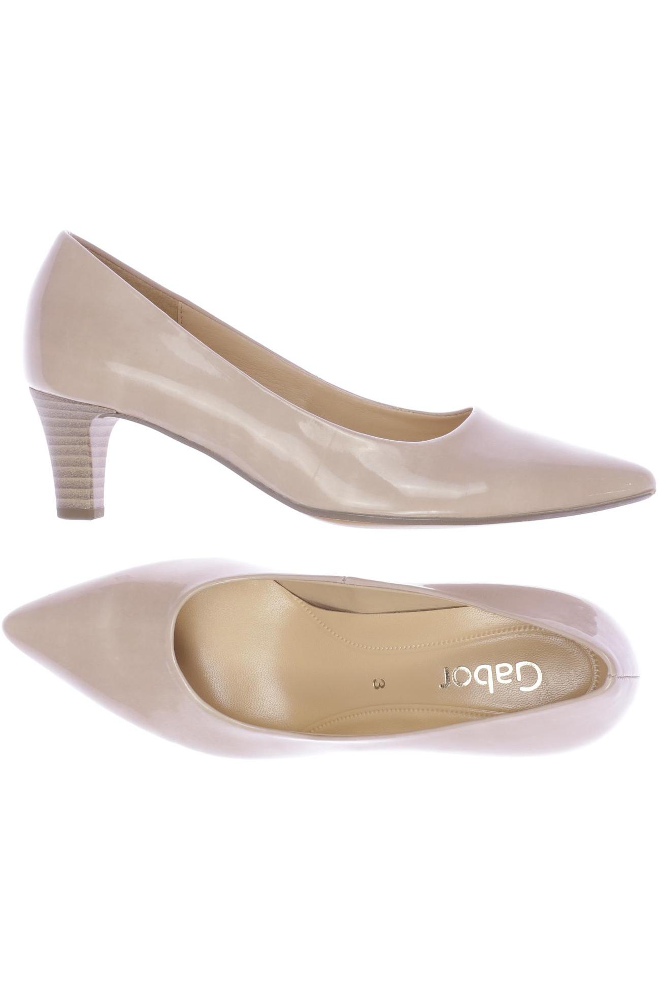 

Gabor Damen Pumps, beige, Gr. 3