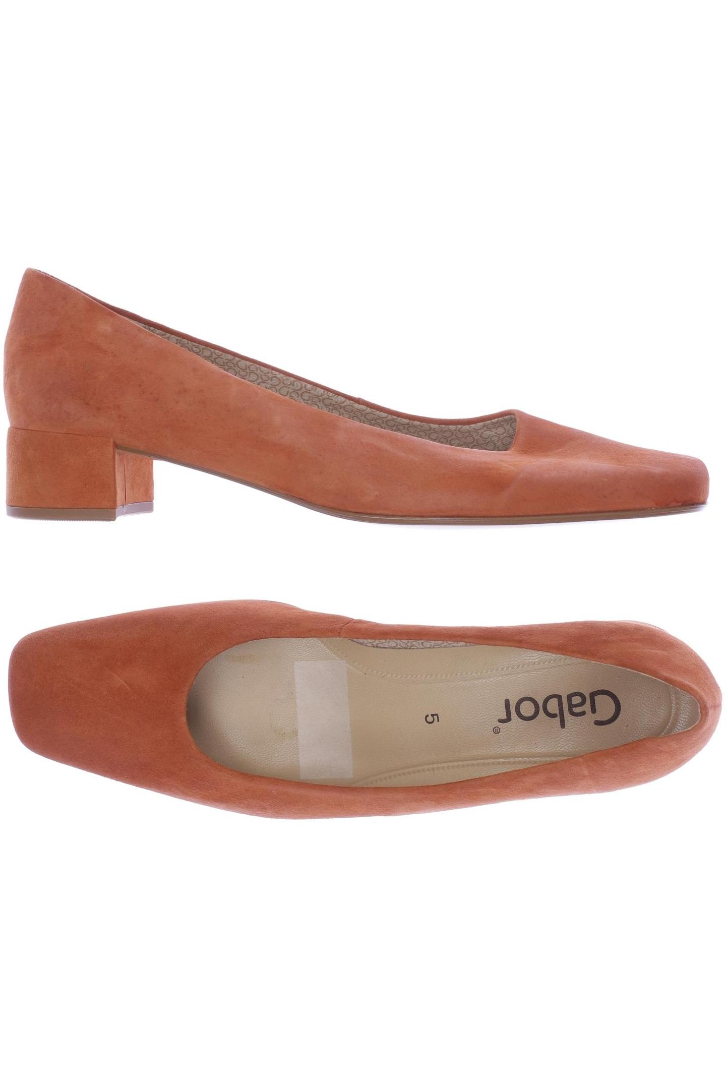 

Gabor Damen Pumps, orange, Gr. 5