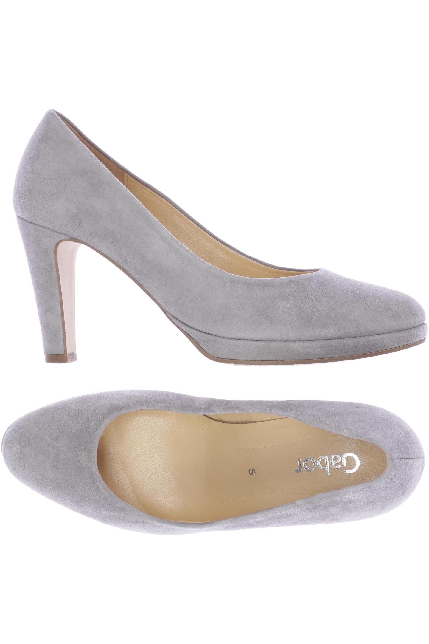 

Gabor Damen Pumps, grau, Gr. 5