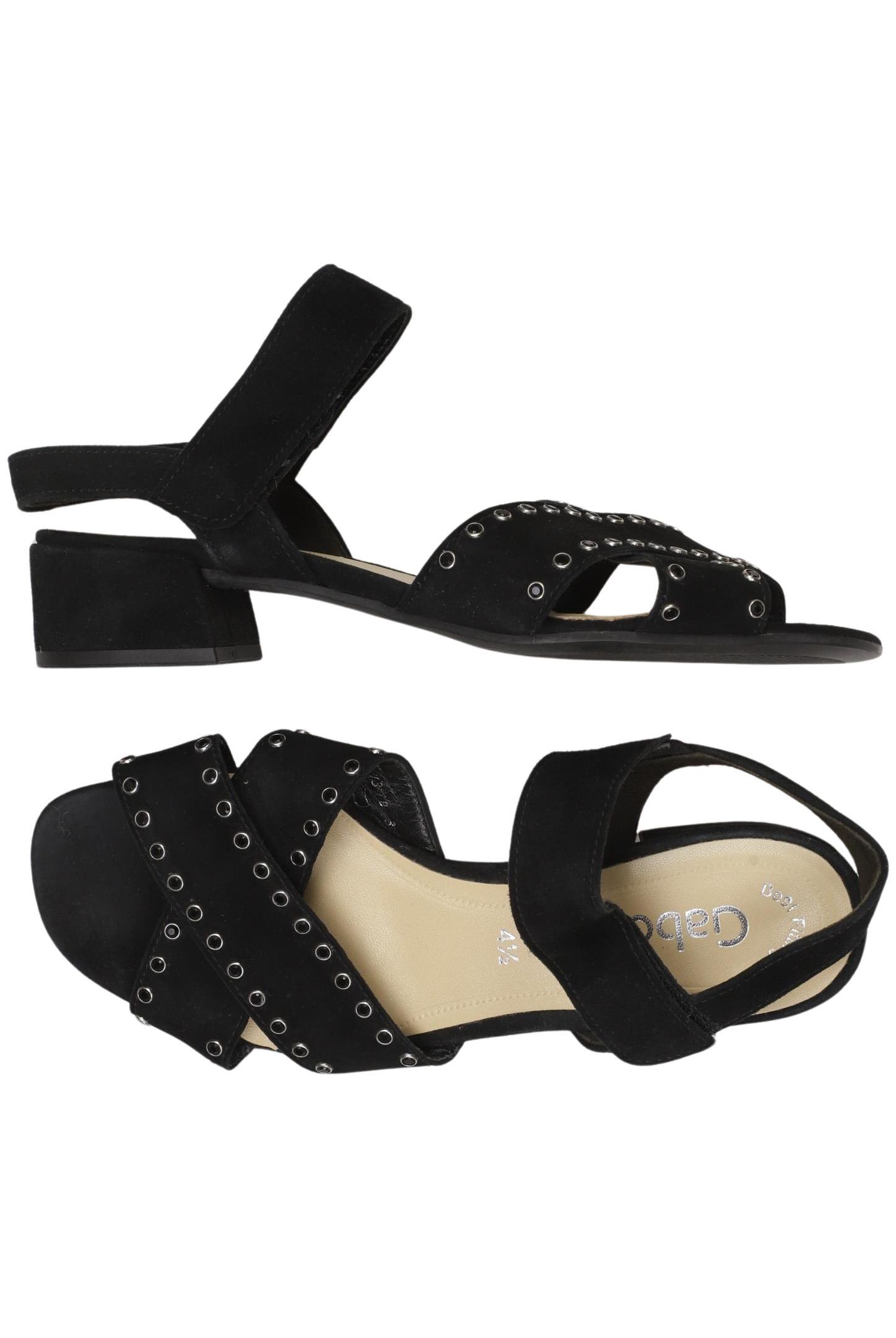 

Gabor Damen Sandale, schwarz, Gr. 4.5