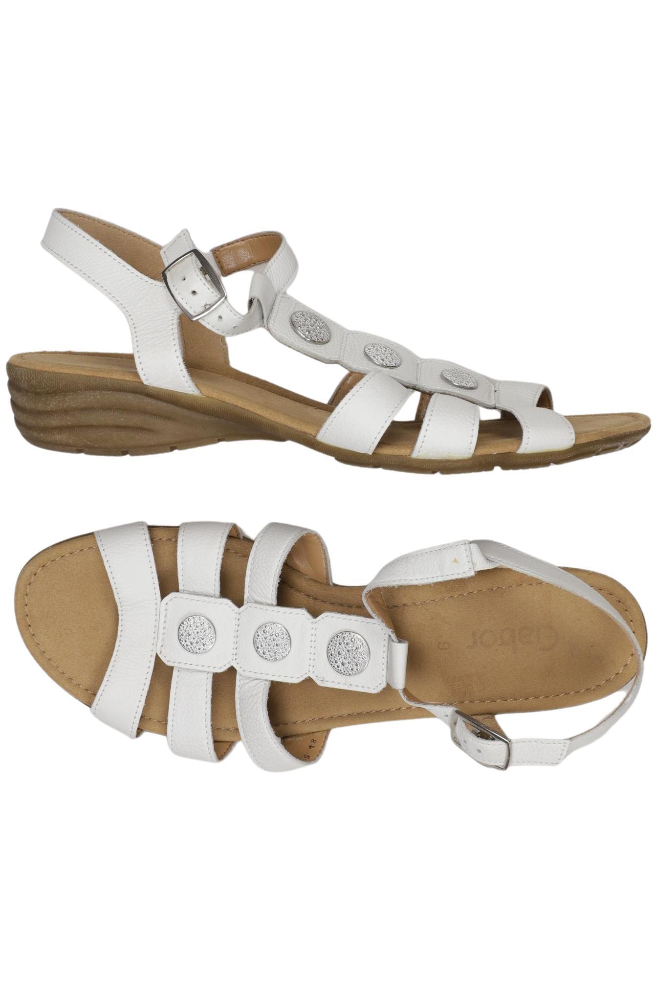 

Gabor Damen Sandale, weiß, Gr. 9