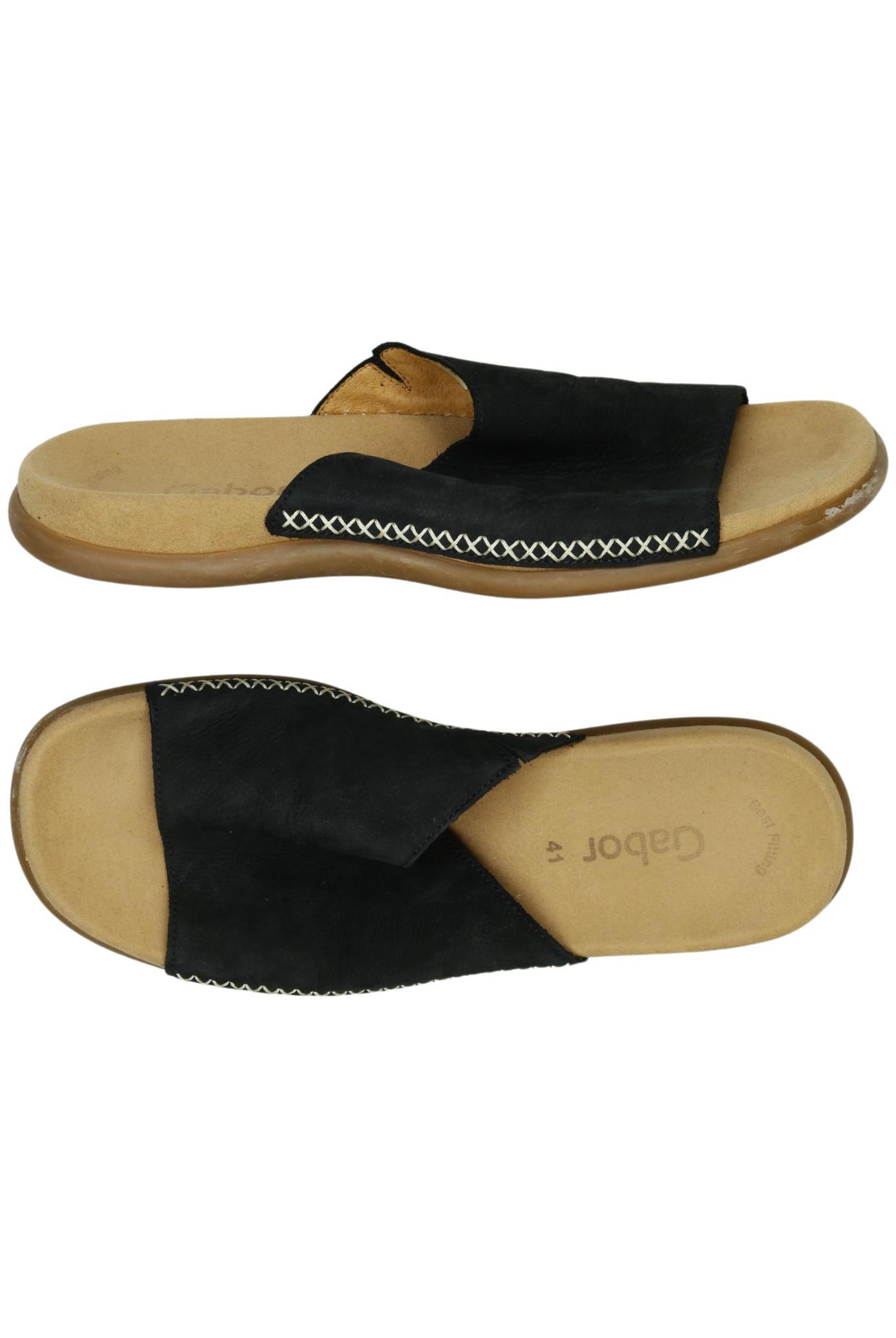 

Gabor Damen Sandale, schwarz, Gr. 41